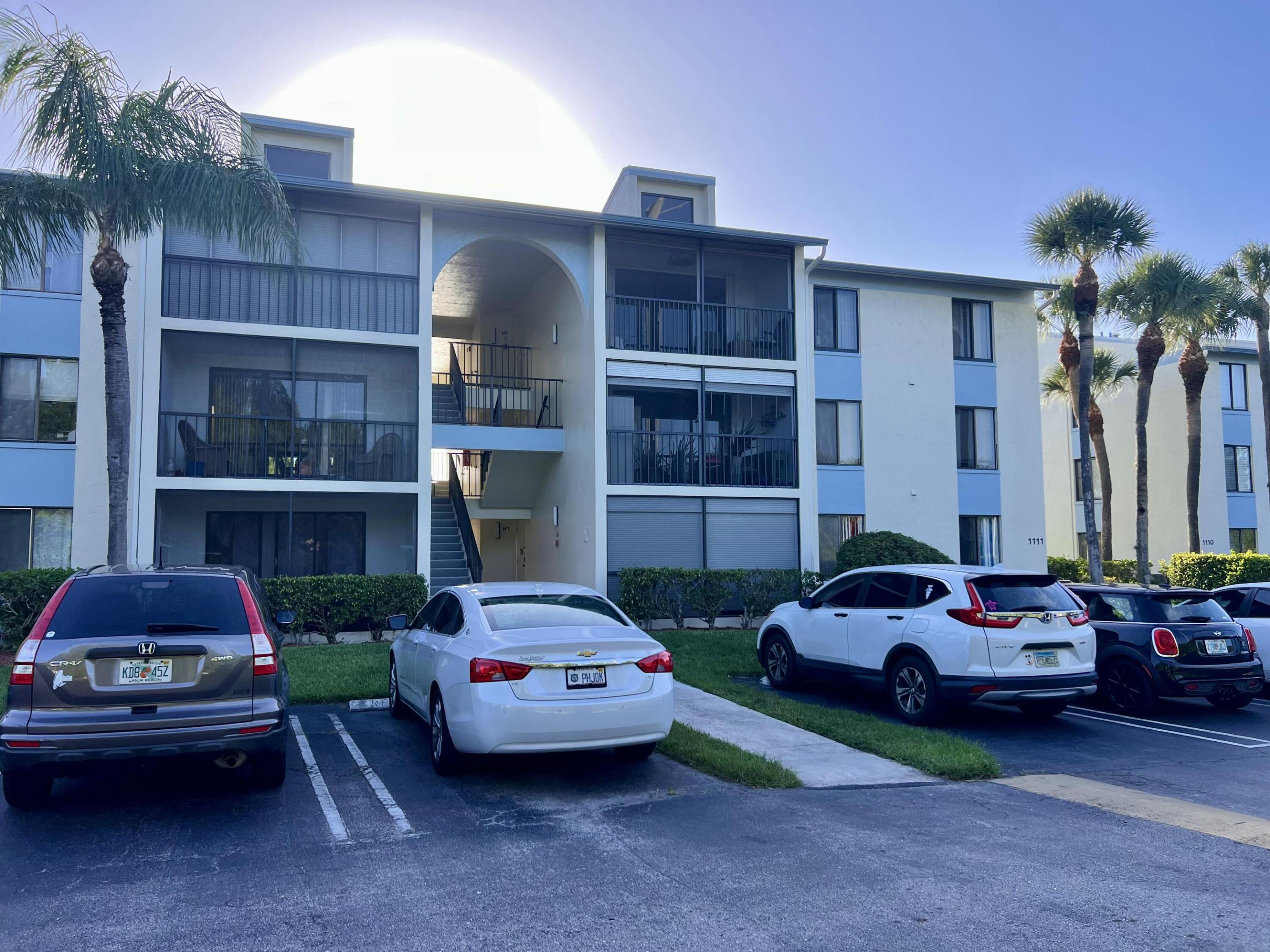 This condo is a must see!! Located on the 3rd floor, it offers high ceilings and a view of the lake that is absolutely breath taking. With 2 bedrooms and 2 bathrooms, a large balcony and just over 1000 square feet of living space it is sure to offer a new owner a great place to call home. Conveniently located in the Palm Club community, residents find themselves just minutes away from downtown West Palm Beach, the airport, schools, shopping and the beach of course; that'll keep the in-unit washer and dryer running continuously for those that seek the ultimate in Florida living experience! The HOA dues include an abundance of amenities to include a guard gate, pool, tennis, walking/jogging paths, community room, etc. Additionally, association dues cover water, sewer, trash, basic cable/internet, exterior maintenance, and building insurance.