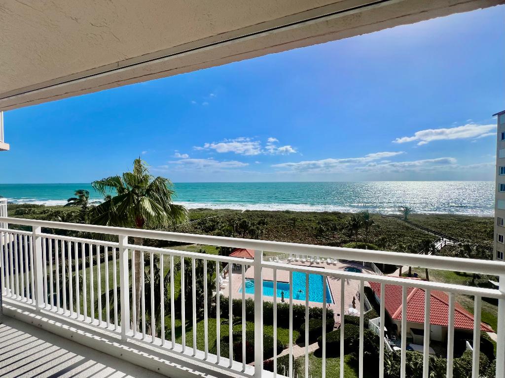 Hibiscus By the Sea - Experience true oceanfront living in this beautifully maintained 2-bedroom, 2-bathroom condo featuring stunning direct ocean views. This unit includes a private garage and offers exceptional value with amenities such as  pool/ spa, Grilling Area, Tennis Courts, Pickle Ball, Clubroom,  a cooling tower system, central hot water heater, high-speed internet, and cable all included. Enjoy comfort, convenience, and coastal charm in this premier seaside community.