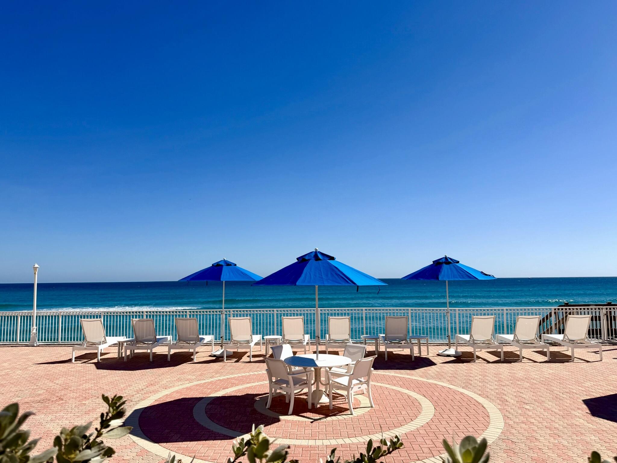 Stunning ocean + Intracoastal view from this exquisite 2BR/2BA Palm Beach condo with an oversized balcony and panoramic water vistas from multiple exposures. Bright open-concept layout with split-bedroom design, spacious living and dining areas, and designer RH lighting for a polished, upscale feel. Hurricane-impact windows and sliders deliver safety, quiet, and energy efficiency. Full-service building with doorman, security for added convenience. Resort-style amenities include a fitness center, sauna, party room, library, billiards room, expansive pool deck, BBQ area, and covered outdoor dining. Turnkey, move-in ready coastal gem -- ideal as a luxury primary residence, vacation retreat, or high-demand investment property.