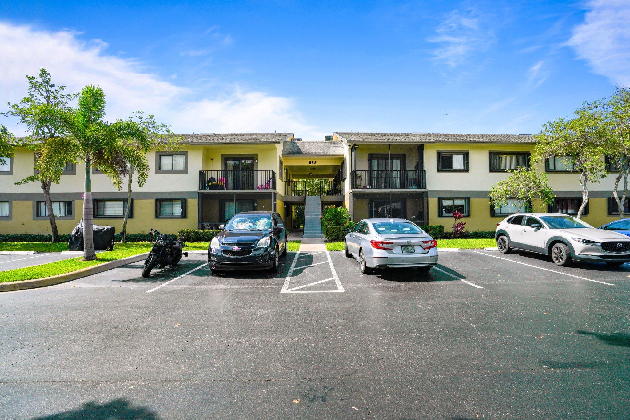 Beautifully renovated modern corner unit filled with natural light and peaceful privacy. Located in a quiet, relaxing community, 588 Trace Circle Unit 102 offers the perfect blend of clean modern living and serene greenery views right outside your door.  This bright and airy home features updated finishes, a spacious layout, large walk-in closet, and a designated parking space conveniently located directly in front of the unit. Enjoy the feeling of a private retreat while still being close to everything you need.  Wake up to lush green surroundings, unwind in a calm and quiet neighborhood, and enjoy a move-in-ready space designed for comfortable everyday living.  Whether you're looking for a primary home, seasonal getaway, or investment opportunity, this one stands out.   Modern. Private. Bright. Priced to sell. Don't miss the opportunity to see this beautiful home in person. No lease first year​​‌​​​​‌​‌​​​‌‌​​​‌‌‌​​‌​​‌‌​​​​ owned.