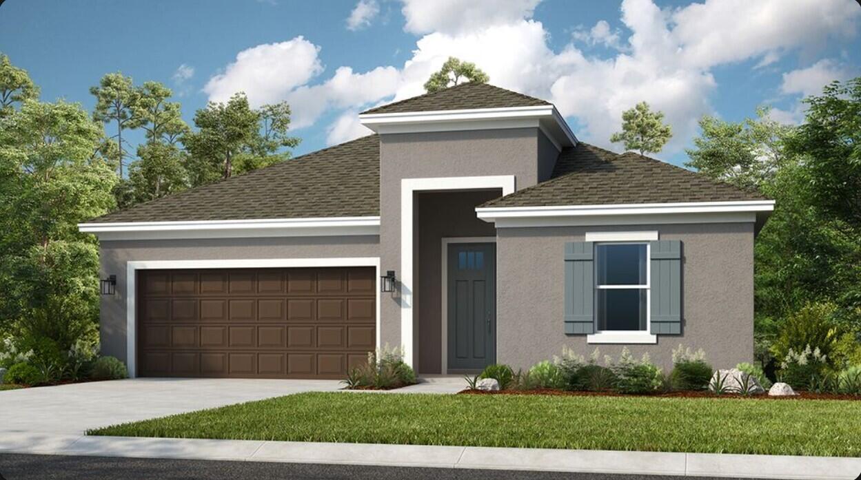 What's Special: Dedicated Study | Covered Patio | Oversized Garage. New Construction - October Completion! Built by America's Most Trusted Home Builder. Welcome to the Grenada at 592 SE Ranch Oak Circle in Veranda Oaks! This beautifully designed new home offers a bright, open layout where the great room, casual dining area, and gourmet kitchen come together for easy everyday living. The kitchen features quartz countertops, ample cabinetry, and a spacious island that keeps everything within reach. A pocket sliding door at the great room opens seamlessly to the lanai, creating the perfect indoor-outdoor connection. Your private primary suite includes an en-suite bath and a large walk-in closet with direct access to the laundry room. Three additional bedrooms and a dedicated study give you room to grow, work, and relax, while whole house impact windows add peace of mind. A new home opportunity awaits at Veranda Oaks in Port St. Lucie. Conveniently located near the Martin County line with easy access to the Florida Turnpike, you're close to beaches, recreation, shopping, medical facilities, and Treasure Coast attractions. This gated 56 acre community features two lakes and an amenity center with a pool, cabana, dog park, playground, and covered seating. Additional Highlights Include: tray ceiling pkg, shower at bath 3, 8' interior doors, outdoor kitchen rough-in, pendant light pkg, soft close cabinets and drawers in kitchen, and extended flooring to primary suite and closet. Photos are for representative purposes only. MLS#B26036975