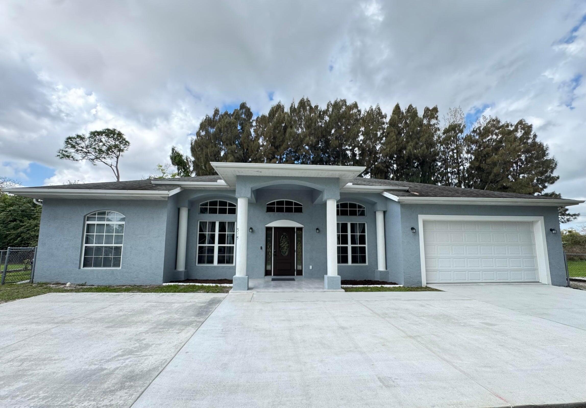 Beautiful 4-Bedroom/3 Bath and Den Home on a Private Lot - Move-In Ready! Prime Location and Privacy *Situated at the end of a quiet road for maximum privacy *Enjoy peaceful country-style living in Eastern Fort Pierce * Still close to shopping, dining, and major roads *15 minutes from the Beach.Spacious and Well-Designed Interior *Over 2,000 sq. ft. of comfortable living space.  *The formal dining room is perfect for gatherings. *Built in 2009 and meticulously maintained. Recent Upgrades and Modern Touches *Fresh interior and exterior paint *Updated light fixtures, ceiling fans, and bathroom hardware *Added generator outlet and network drop for convenience. Ample Parking and Outdoor Features *Extended driveway fits up to 6 vehicles *New back porch roof for added comfort and value  City water + private well for irrigation to keep your lawn green *Connected to public sewer Peaceful Outdoor Living *Private lot with plenty of room to relax or entertain * Quiet surroundings with a true sense of space Pride of Ownership *Immaculately maintained inside and out *Move-in ready with thoughtful upgrades throughout 3D virtual Tour Available. The 4th bedroom and 3rd bath can be totally private, making it ideal for rent with a private entrance.