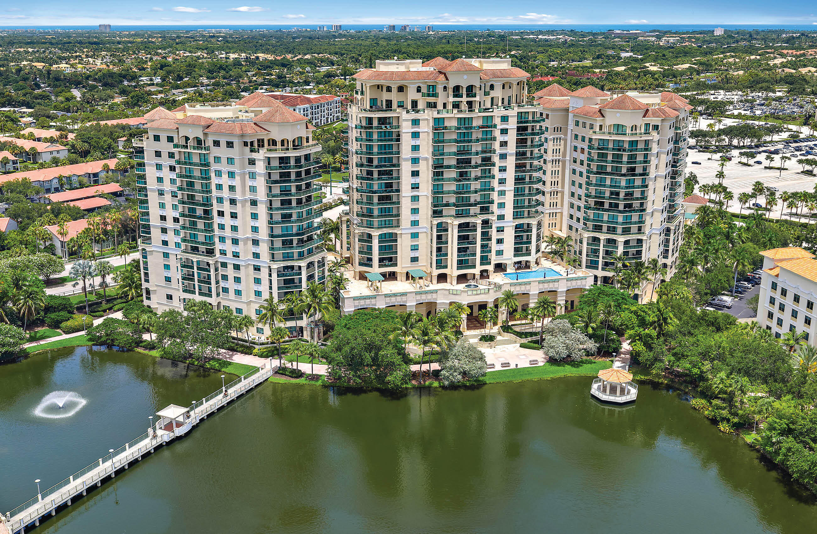 Welcome to this stunning 1,831 square-foot waterfront condominium in the prestigious Landmark at the Gardens in Palm Beach Gardens, Florida. This thoughtfully designed two-bedroom, two-and-a-half-bath residence offers generous living space across 15 stories, with two convenient garage stalls for your vehicles. The waterfront location provides a serene backdrop for daily living while maintaining proximity to all that the area has to offer. Whether you're seeking a primary residence or an investment opportunity, this well-appointed condo delivers both comfort and convenience in an established community setting. Owner /Agent - occupied ,24 Hour notice appreciated for showings
