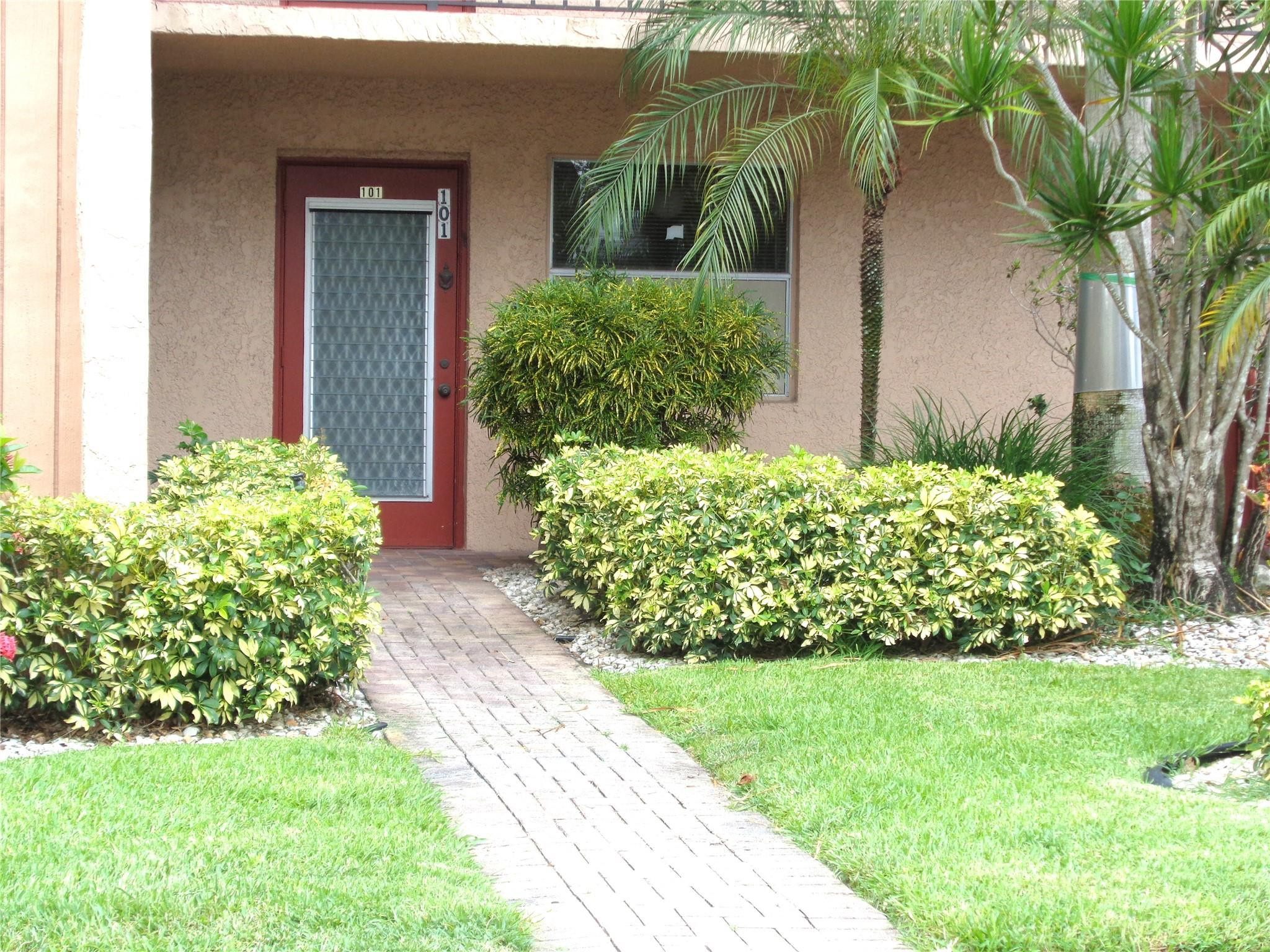 Bright, Spacious, Ground Floor, Corner Unit in the Peaceful Community of Palm Lakes. New Front Door Coming Soon! New Washer & Dryer. New Luxury Vinyl Plank in Kitchen & Bathrooms, and New Carpet in Living/Dining Area & Both Bedrooms. Split Floor Plan. Primary has Walk in Closet & Access to Oversized Screened Balcony. Storage Area, Mailbox & Clubhouse Steps Away. Heated Pool, Pickleball, Shuffleboard, Sauna, Fitness room, Billiards, & BBQ Pavilion. Close to Public Transportation, Banks, and Publix is Just Steps Away. 2 Pets (Dogs, Cats or Birds) Max 20 lbs Each.  No Leasing 1st Year Owned; Then Minimum 90 days, 2 Times a Year. No Trucks, Boats, Trailers or Campers and At Least 1 Occupant Must Be 55. Minimum Credit Score 650 - Minimum Income Requirement $40,000. Dishwasher Does Not Work.