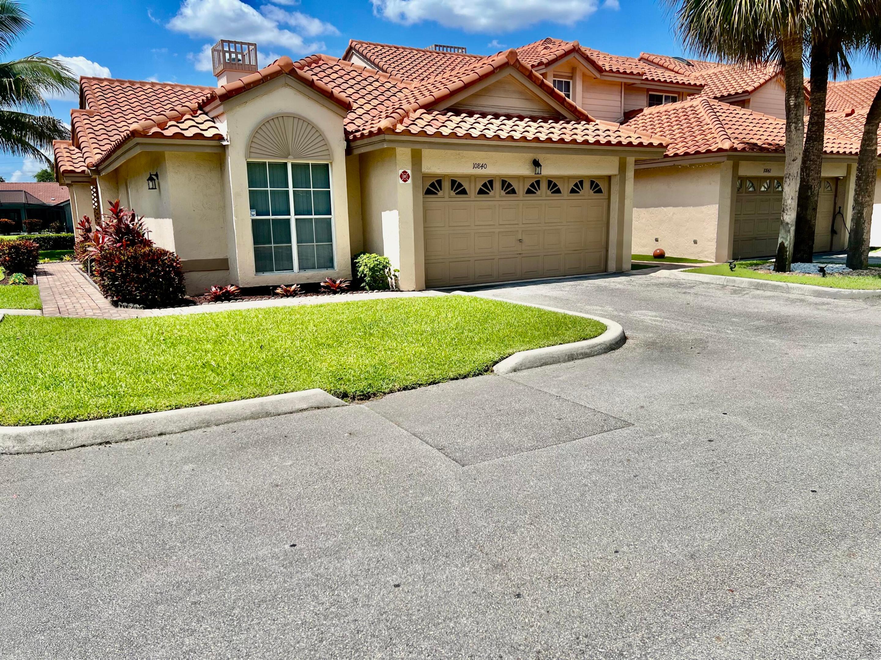 ***Rare find***  3 bedroom 2 bath VILLA with 2 car garage is nestled in the heart of Coral Springs.  Enjoy serene canal views from the screened in patio, living room and master bedroom.  3 skylights for extra brightness.  Brand new A/C, circuit breaker box and garage door opener were installed.  New washing machine and refrigerator. This well maintained neighboorhood is ideal for families, close to A rated schools.  A spacious primary suite has dual sinks and a separate shower. Relax in the beautiful community pool.  Close to terrific resaurants, shopping and houses of worship.