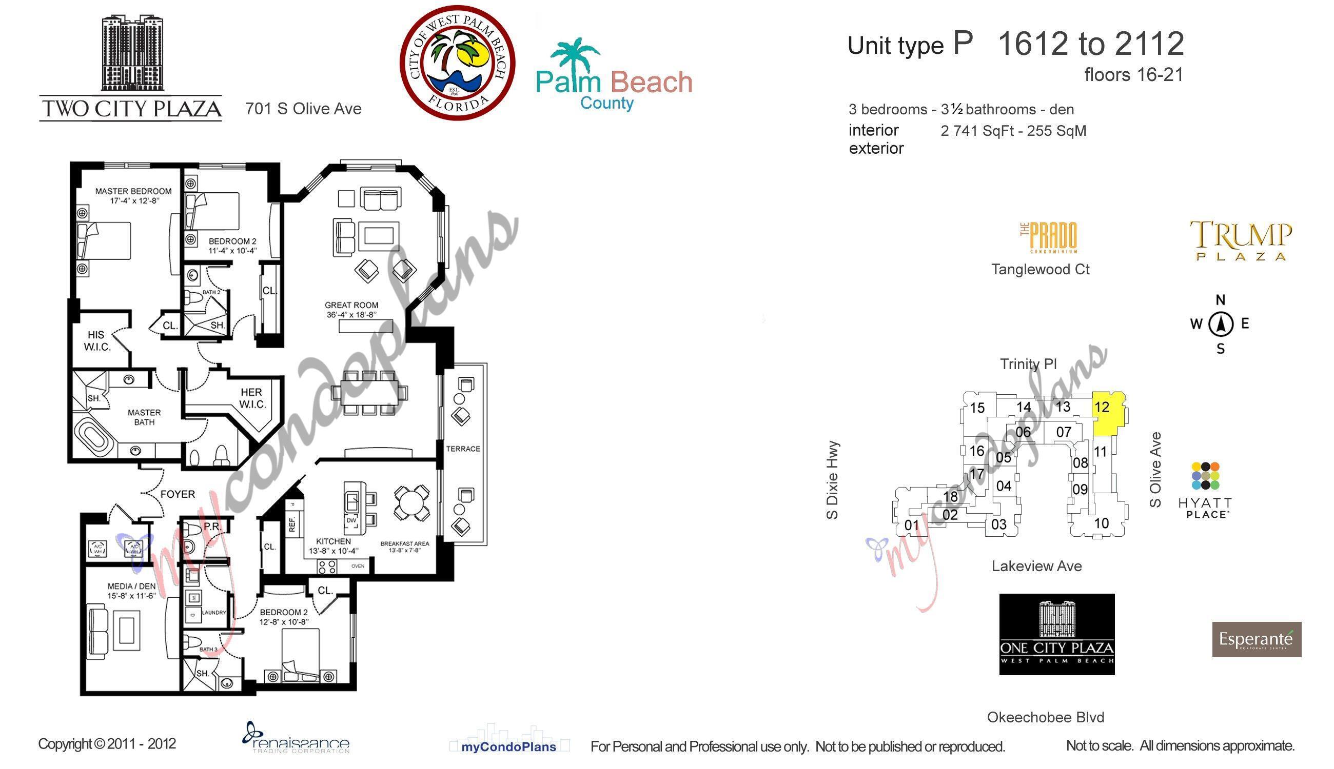 TWO CITY PLAZA CONDO - Residential