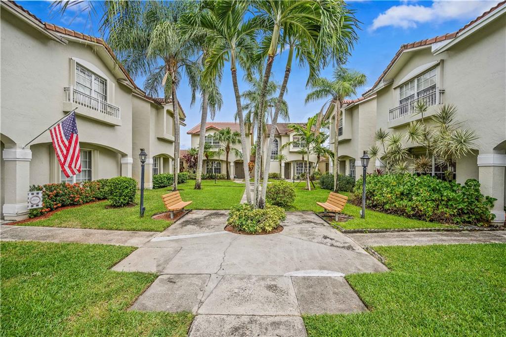 Images townhome with BRAND NEW ROOF! Located in the heart of Pembroke Pines and with a lovely courtyard entry, this spacious 3 bedroom 2.5 bathroom townhome offers a renovated kitchen, laminated wood flooring, Impact sliding door, and a private fenced-in back patio with large storage room. Community pool. Minutes to major highways for easy commuting, plenty of shopping, dining, CB Smith Park, hospital and schools. Affordable HOA fee of $150 per month. Sale Subject to Court Approval.