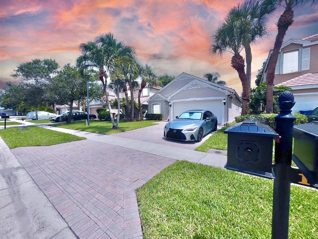 Welcome to peaceful waterfront views and resort-style living with this spacious 3-bedroom, 2.5-bath home with a 2-car garage in a desirable gated community. Cable & Wi-Fi included! The updated kitchen features brand-new stainless steel appliances, a gas stove, pantry, and breakfast bar. The primary suite offers two walk-in closets, a Roman tub, walk-in shower, and dual-sink vanity. Bedrooms 2 and 3 share a Jack-and-Jill bath, with Bedroom 3 also perfect as a home office or guest room. Additional features include a laundry room and 2-car garage with built-in cabinets and a refrigerator. Enjoy resort-style amenities, including a clubhouse, pool, tennis & pickleball courts, and more!