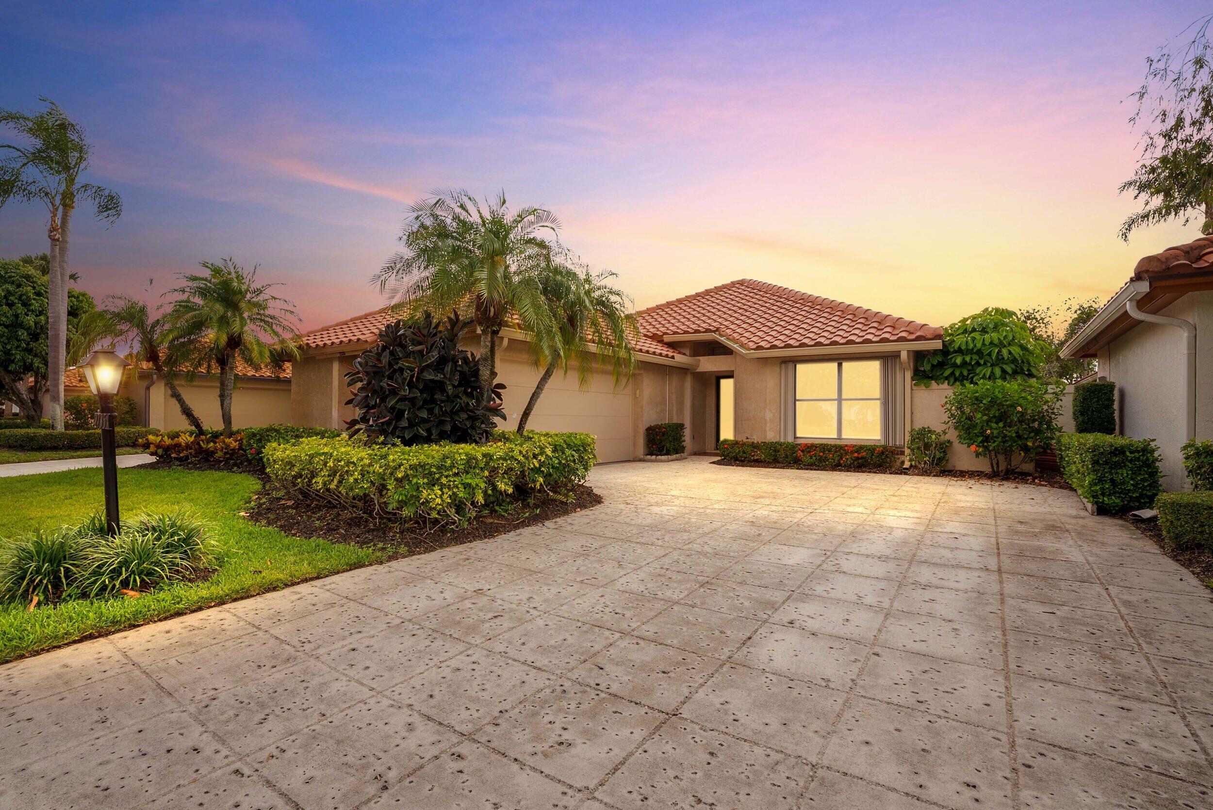 Wake up to shimmering water views every morning in this beautifully updated lakefront home, nestled within the highly sought-after La Mariposa community. Offering a rare turnkey opportunity in one of the area's most desirable neighborhoods this home features a new kitchen with white shaker cabinets, granite countertops and stainless appliances. Both bathrooms are timeless and updated as well. A new roof in 2025 for piece of mind and full hurricane protection. The large covered patio is the best spot for enjoying your morning coffee overlooking the lake. This community offers a privacy gate, community pool, clubhouse and tennis with a low HOA fee that also includes your lawn maintenance, cable and internet.