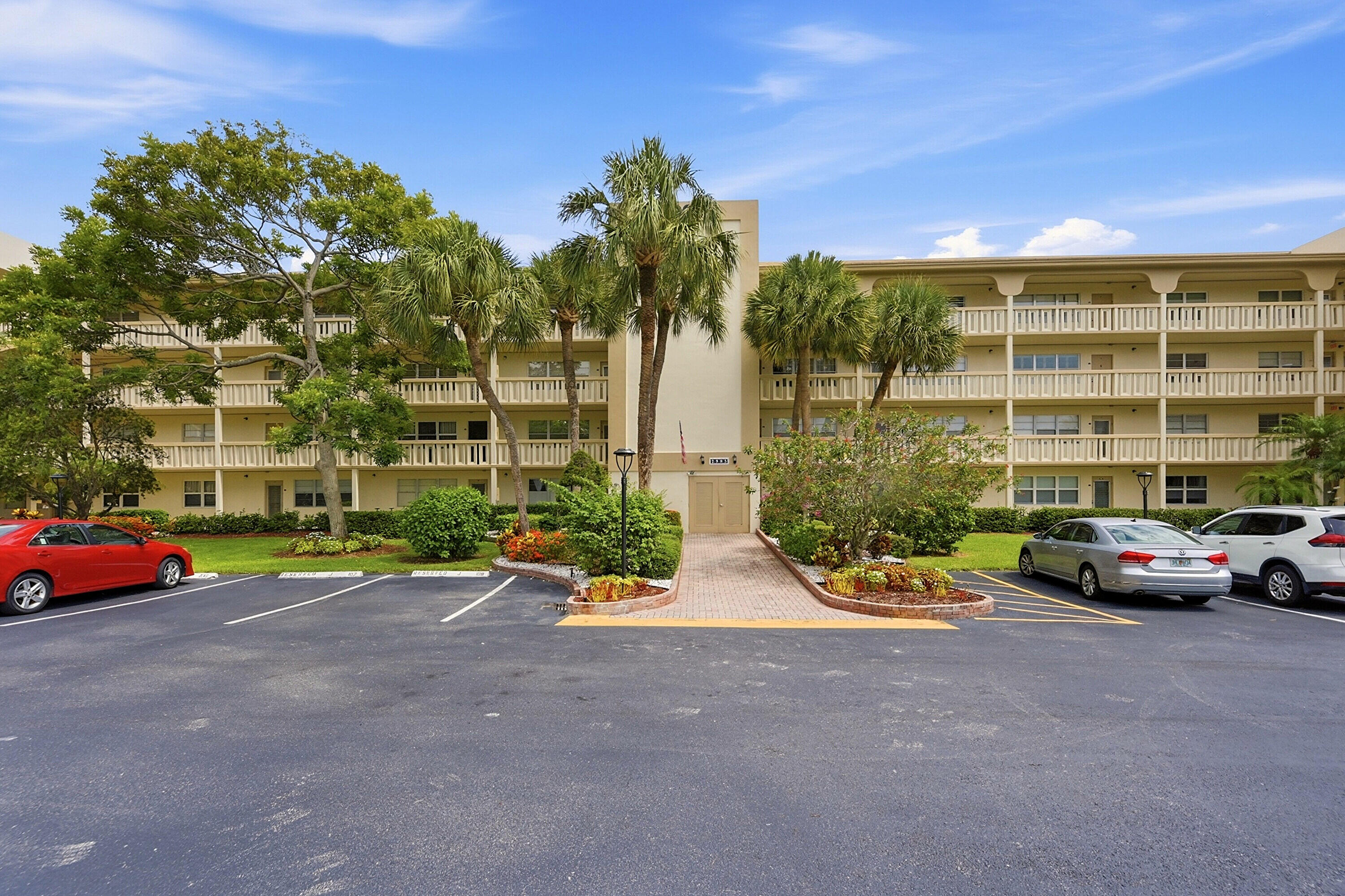 Discover the perfect blend of comfort and resort-style living at Victoria Place, tucked away in the highly sought-after Wynmoor community of Coconut Creek. This residence offers an incredible opportunity to enjoy a vibrant, active lifestyle in one of South Florida's most meticulously maintained enclaves. This 2 bedroom 2 bathroom has the interior designed to maximize natural light, creating an airy and inviting atmosphere that makes you feel at home the moment you step through the door. The layout flows effortlessly from the living spaces to a private screened balcony, where you can enjoy your morning coffee while taking in serene views of the water, golf course and tropical landscaping that defines the area. Newer kitchen & Appliances. Can come furnished! Turn-key!! Must See!!