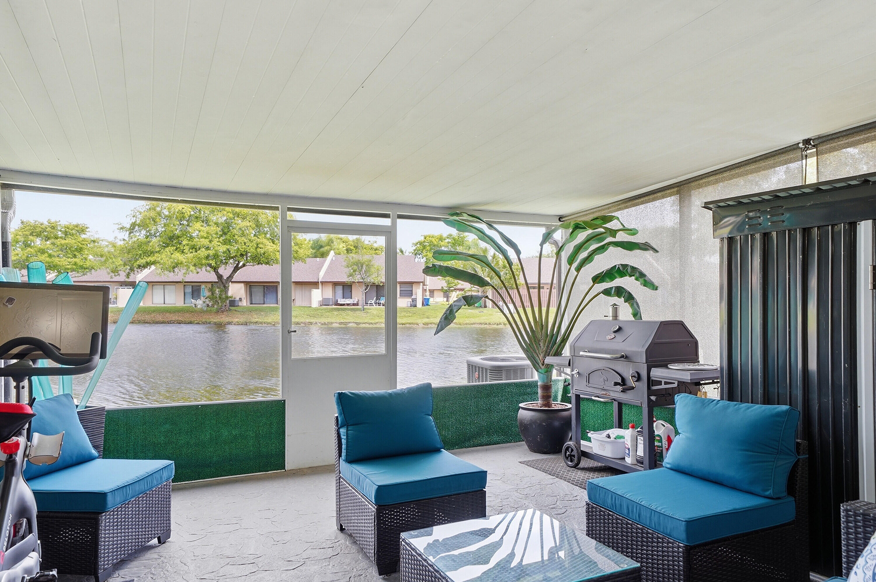 Stunning Waterfront Townhome | 2 Bed / 2.5 Bath Beautifully renovated top to bottom, this two-story townhome in Sunrise's Country Squire community is truly move-in ready. Featuring both a front and back patio, there's no shortage of space to entertain or unwind. The large screened-in back patio offers direct water views a serene backdrop you'll never tire of. Spacious bedrooms, 2 full baths,& a 1/2 bath.Roof 2024, A/C 2019, impact glass. Washer/Dryer 2022. Community amenities include a pool, tennis courts, and clubhouse, plus two assigned parking spaces. Just a short drive to Fort Lauderdale beaches and only 15 minutes from Fort Lauderdale/Hollywood International Airport, ideal for beach lovers and frequent travelers alike. Opportunities like this don't last, schedule your showing today.