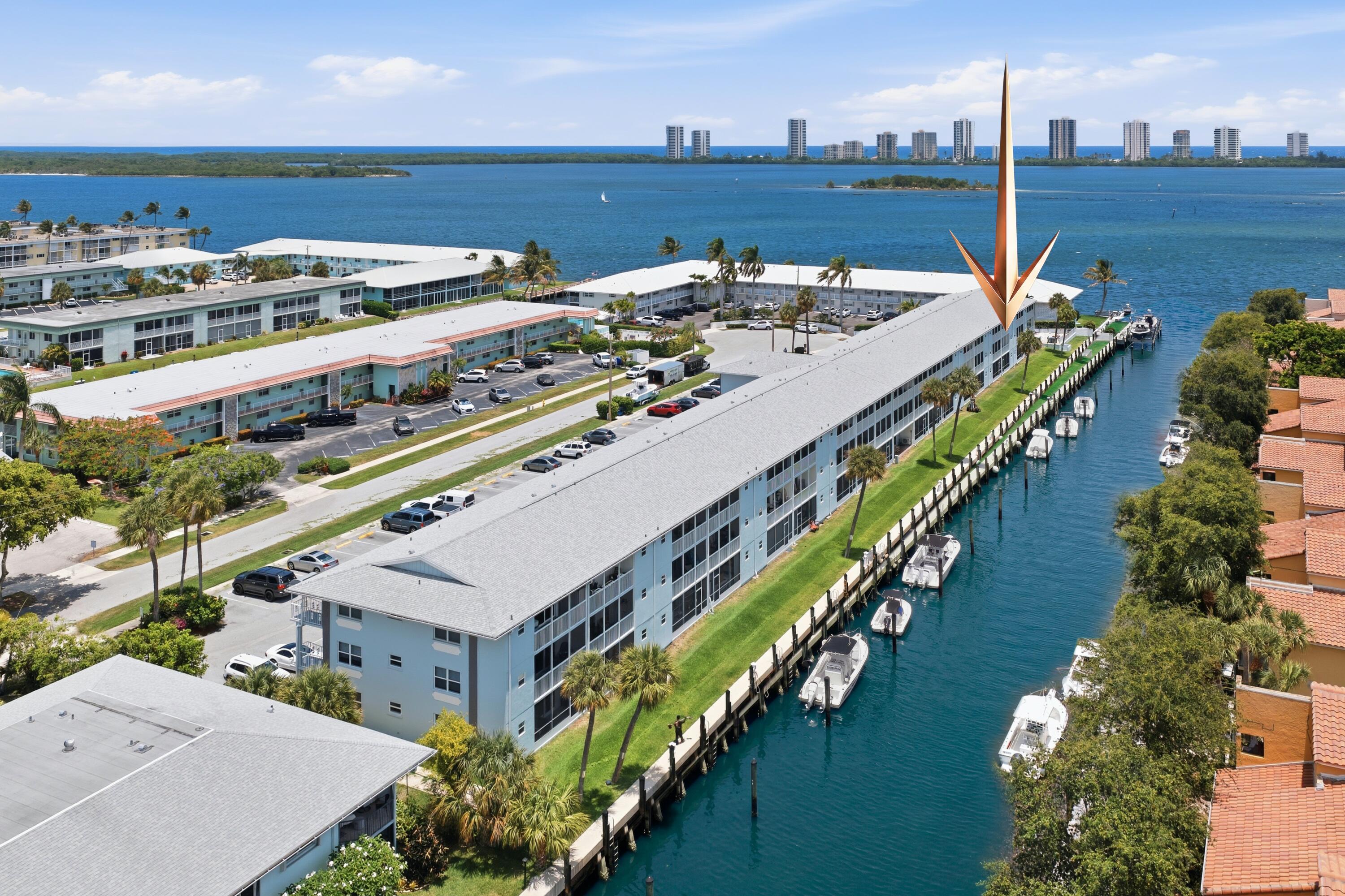 Waterfront 2-bedroom, 2-bath condo located in the Village North Palm Beach offering an excellent opportunity to update and customize to your personal style ideally situated near shopping, dining, golf, beaches, and local marinas, this residence offers the best of the South Florida lifestyle. Enjoy waterfront surroundings and the potential for boating access with current available boatslips that can accommodate 33 ft vessel. Whether you are looking for a seasonal getaway, investment property, or year around residence, this condo presents exceptional potential in a desirable location!