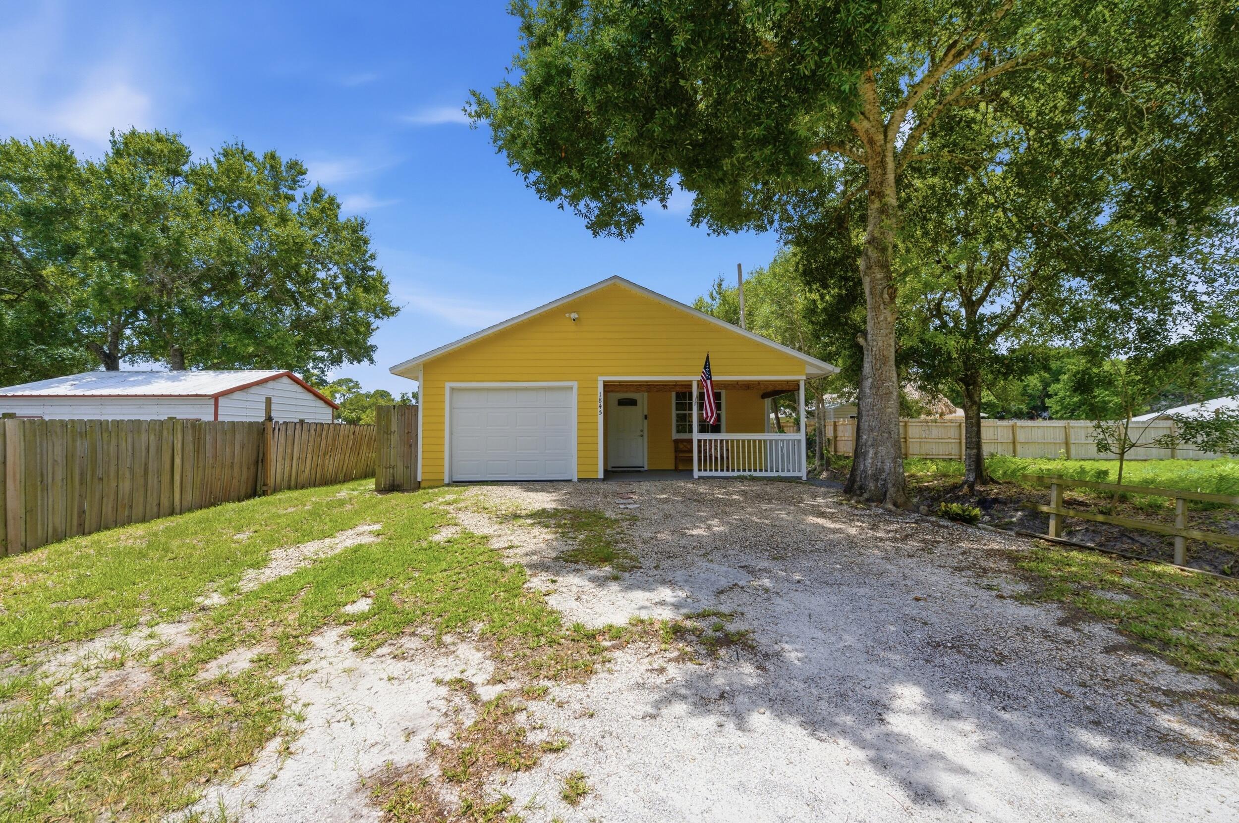 Brand new 2026 roof highlights this super clean, well maintained 2BR/2BA home with a 1 car garage, privately tucked away on its own quiet street. Features include granite kitchen countertops, reverse osmosis system, new garage door, covered front porch with brand new rollaway shades that convey, plus washer and dryer included. Enjoy added privacy, a shed with electric, and a home that has been exceptionally cared for. Recent appraisal completed and appraised well above list price.
