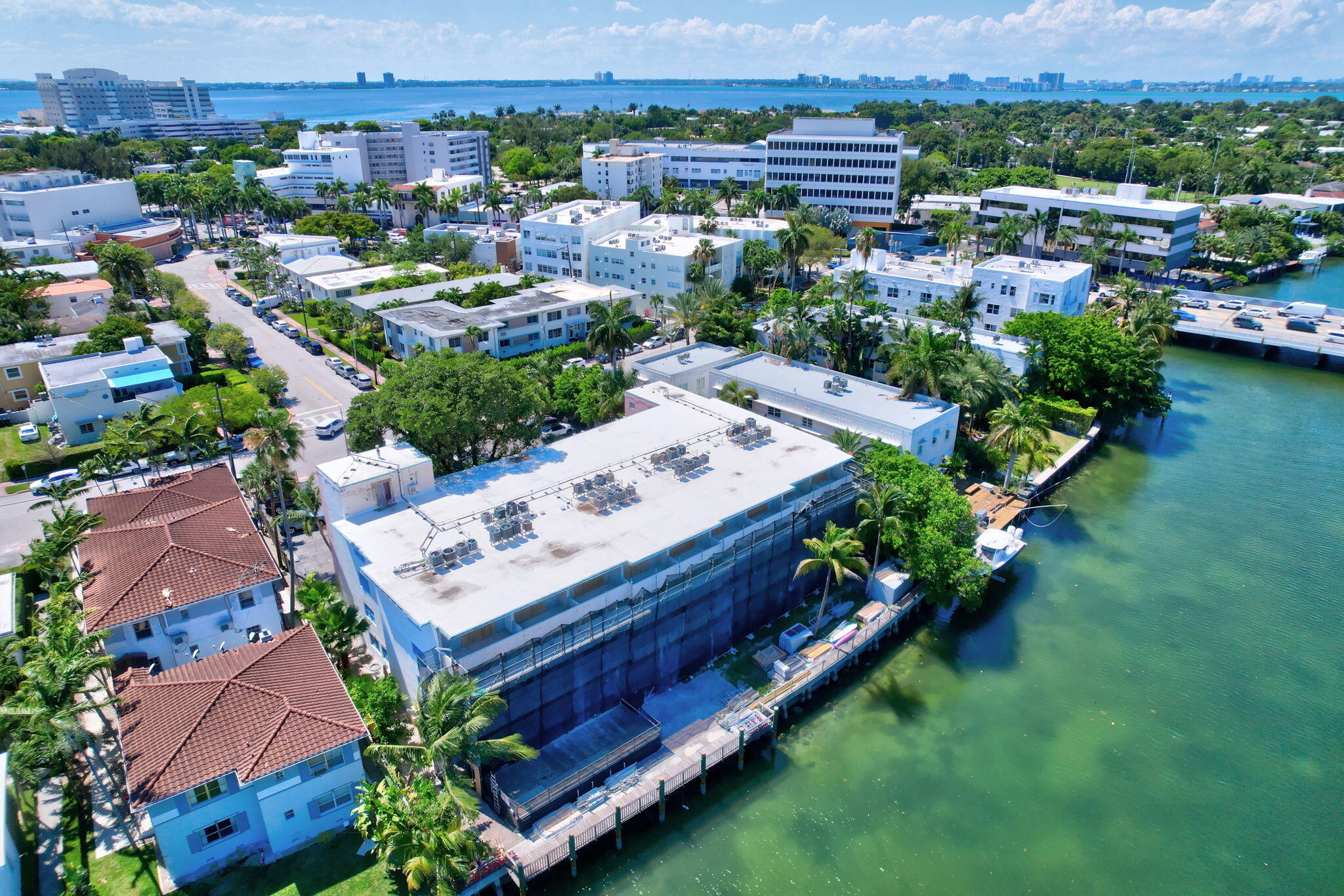 Welcome to The Castille Condo, a hidden gem in Miami Beach's desirable Mid Beach waterfront neighborhood. This bright 1-bedroom, 1-bath residence features an open floor plan & abundant natural light. Enjoy tranquil mornings & beautiful canal views from the private balcony overlooking multimillion-dollar homes. The property includes a gated entrance, providing enhanced security. Located a few minutes from the beach, boardwalk, Fontainebleau Miami Beach, Faena District, dining, parks, shopping, & recreation. The building recently installed a new roof & is undergoing concrete restoration & exterior beautification to enhance the luxury appeal of the area. Over $40,000 in special assessments has been paid in full, offering exceptional value & peace of mind for the next owner. Investors welcome!