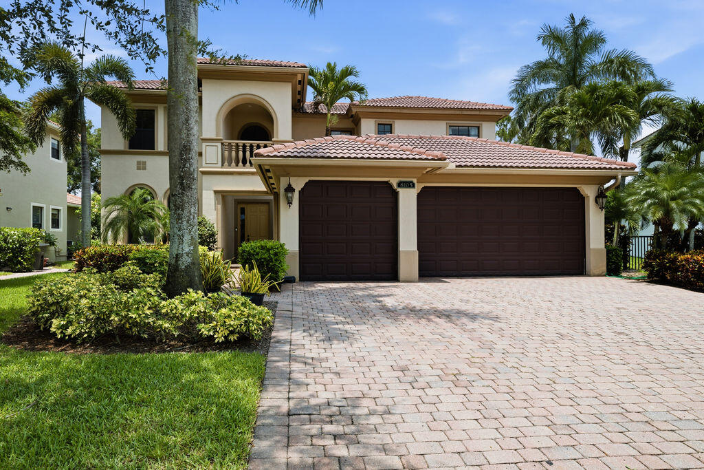 Welcome to this beautifully maintained 4-bedroom, 4-bath home in the gated community of Casabella. Featuring soaring ceilings, crown molding, abundant natural light, tile flooring in the main living areas, & hardwood floors in the bedrooms. This home offers both comfort and style. The gourmet kitchen includes wood cabinetry, granite countertops, stainless steel appliances, and double ovens. The first-floor primary suite features a walk-in closet and spa-like bath. Enjoy Florida living with a screened saltwater pool, travertine patio, and fenced backyard. Hurricane-impact windows provide added security and efficiency. Casabella offers a clubhouse, pool, fitness center, trails, playground, and more. Conveniently located near shopping, dining, Downtown, Delray Beach, I-95, and the Turnpike.