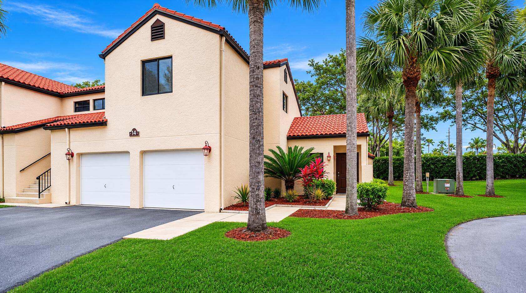 A new spacious corner lot, ground level unit with vaulted ceilings in a gated, all ages community is ready for its next owner. Looking for an affordable home with office flexibility? This two bedroom layout delivers the workspace you need without the three bedroom price tag. Gamers and remote workers will appreciate the converted closet—perfect as a gaming nook or additional workspace. This residence offers generously sized bedrooms and an attached garage. Lease immediately with strong rental potential—estimated annual income of $2,400 per month. The HOA provides fiber optic high speed internet, cable, exterior insurance, roof maintenance, 24 hour security, and more. Community amenities include pickleball, tennis, pool, fitness center, clubhouse, and fishing areas. Just steps from neighborhood shops and dining options like Sprouts and Whole Foods, and less than fifteen minutes from Ocean Ridge Beach, this community near Gateway and Congress provides effortless access to major freeways, restaurants, shopping, and entertainment.