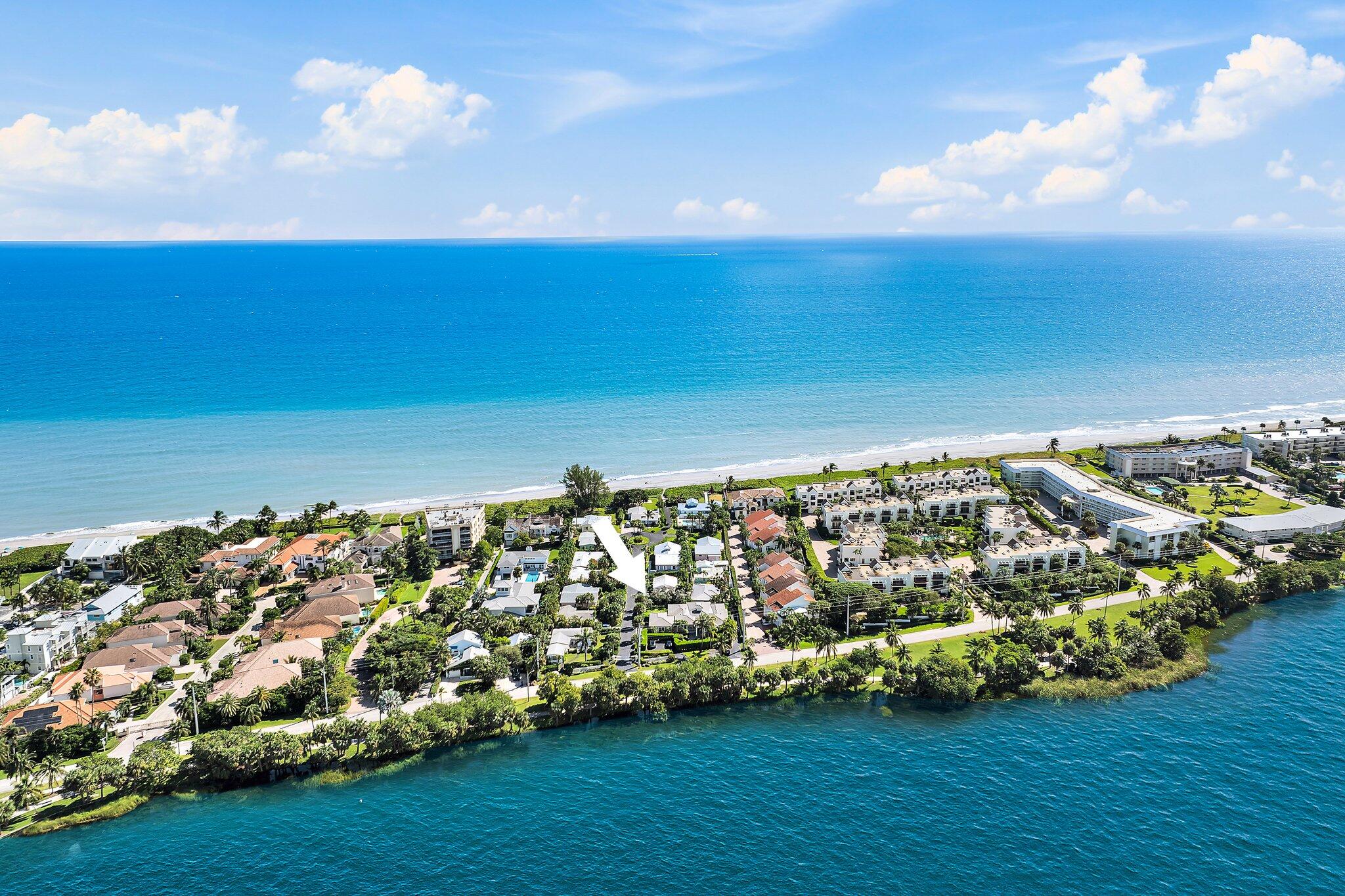 Welcome to Juno Beach, one of the Palm Beaches' most unique and scenic coastal towns!  Rare opportunity to own the only newer home in a Gated Community in all of Juno.  This Modern Beach house is located in the historic community of Beachbound, a seaside enclave of 14 homes, offering private beach access for  residents. Built in 2016 by renowned Cribb Construction, this home embraces today's highest architectural standards.  As you enter through the charming white picket fence, you are greeted by a welcoming front porch overlooking your own private putting green. The stunning interior offers open design living w/ vaulted ceiling + four bedrooms . Design elements include English Oak Wood flooring, an open Chef's Kitchen with top-of-the-line Wolf + Subzero appliances, as well as Smart Home technology.  Meticulous millwork and craftsmanship throughout the home feature ceilings and walls accentuated by tasteful tongue and groove Poplar Wood.
Approximately 1,000 square feet of Exterior living space creates a perfect ambiance of interior living + serene outdoor comfort.  Set on nearly ¼ acre, this property is enhanced by lush Clusia hedges and mature landscaping, offering ultimate privacy. Additional exterior elements include Two ''Rock Burrito'' drainage systems + a Zen outdoor shower.  The generous upgraded Elevation further advances the benefits of a newer Seaside home.  
Just steps to the beach and walking distance to the famous Juno Beach Pier.  This prime location is minutes to world class shopping, fine dining and exclusive golf clubs. 20-minute drive to Palm Beach International Airport, Downtown West Palm Beach and Palm Beach Island. 
Capitalize on this once-in-a-lifetime opportunity to own one of Juno Beach's most iconic homes!