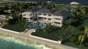 Under Construction Ocean-to-Lake Manalapan estate on oversized lot. Features 8BR/10.2BA plus library, club room, gym, sauna, upstairs sitting, dock, and 4 car garage. Gorgeous water views of Intracoastal and Ocean. Direct ocean with 150 feet of ocean frontage. Built by Farrell Building Company.