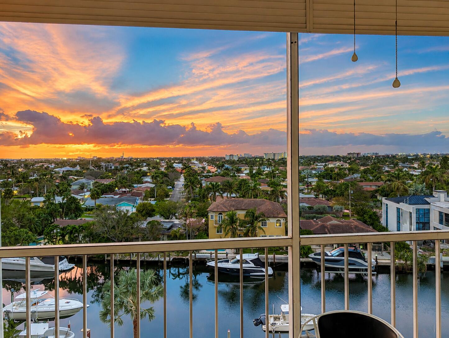 Welcome home to this gorgeous, fully furnished condo perfectly situated between Pompano Beach and Lauderdale-by-the-Sea with exclusive private access to the El Mar Beach Club right across the street. Skip the beach crowds and enjoy your own private slice of paradise. Beach chairs, towels, a boogie board, and other beach essentials are included—just grab your sunscreen and go! Enjoy breathtaking Intracoastal and ocean views, spectacular sunsets from the screened-in balcony overlooking the pool and Intracoastal, and stunning sunrises over the ocean from your kitchen. Sleeper sofa accommodates extra guests. Wake up and choose which pier to watch the sunrise from, then enjoy nearby dining, shopping, and entertainment. Reserved parking and ample guest parking. Just bring your suitcase!