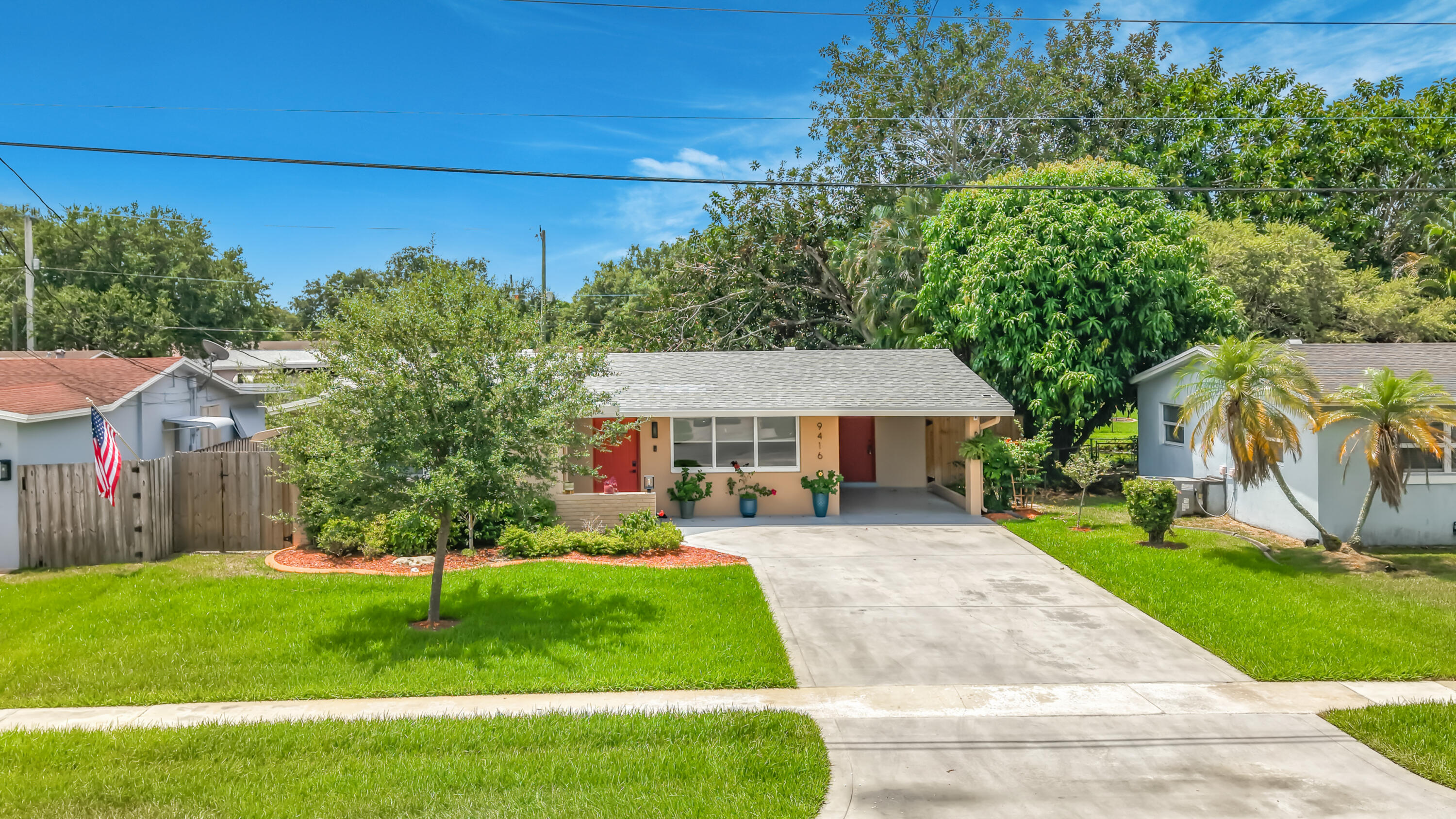 Traditional South Florida home, remade and remodeled with the latest in impeccable flair and style! Two bedroom, two bath, suitable for all kinds of lifestyles. Living areas have been almost completely redone, with impact windows, 24" porcelain tiling, new luxury brand appliances, modern baths, quartz countertops, and a tankless water heater. Good old-fashioned Florida carport keeps your car cool and dry, and the Florida room is enclosed, with a ready-to-install split AC provided by the seller. Patio provides a great spot to unwind beside the canal. Best of old Florida with 2026 finishes! NO HOA, plus everything Cooper City has to offer!