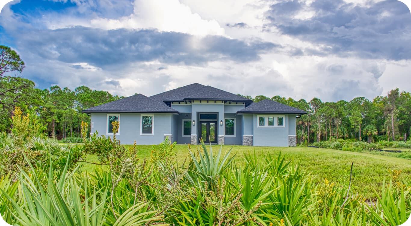 This beautiful 2 year old home has it all with a den, situated on 1.3 acre lot, can lighting in kitchen area, living area , and master bedroom. All bedrooms have 10 foot ceilings and 8 foot doors. Private gated driveway, coffer ceilings, the kitchen is spacious with a built in microwave, soft close drawers and cabinets and convection oven, home is an open floor plan,  beautiful master bath with dual vanities and gorgeous shower. All showers have rainfall shower heads All luxury plank flooring throughout and the best part, no HOA! Room for a pool, large patio and backyard for all your entertaining and toys IE boats, RV, ATV's or in law suite. Home has a generator 220 hookup and slab ready for your in home generator. This home has all you could want and more to make it your own.