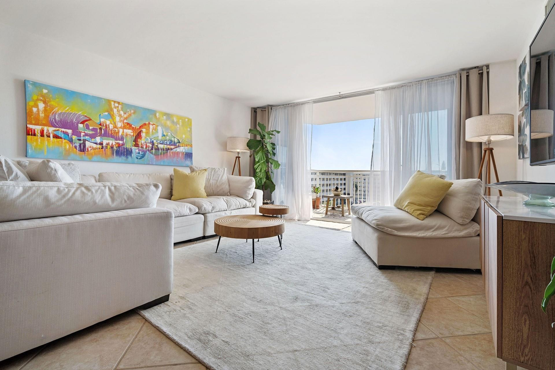 Welcome to your dream home at Del Prado Marina in Aventura! This spacious two-bedroom, two-bathroom apartment offers stunning water views and plenty of natural light. The open layout includes a modern kitchen with stainless steel appliances and a cozy living area, perfect for relaxing or entertaining. Both bedrooms are generously sized, with ample closet space and private bathrooms. Located in the heart of Aventura, Aventura Mall is filled with shops and entertainment options, is nearby for your convenience. Enjoy outdoor fun at Founders Park or take a short drive to Sunny Isles Beach for a day in the sun. The building also features great amenities, including a pool, fitness center, and marina access. Whether you're looking for luxury, convenience, or fun, this apartment has it all!