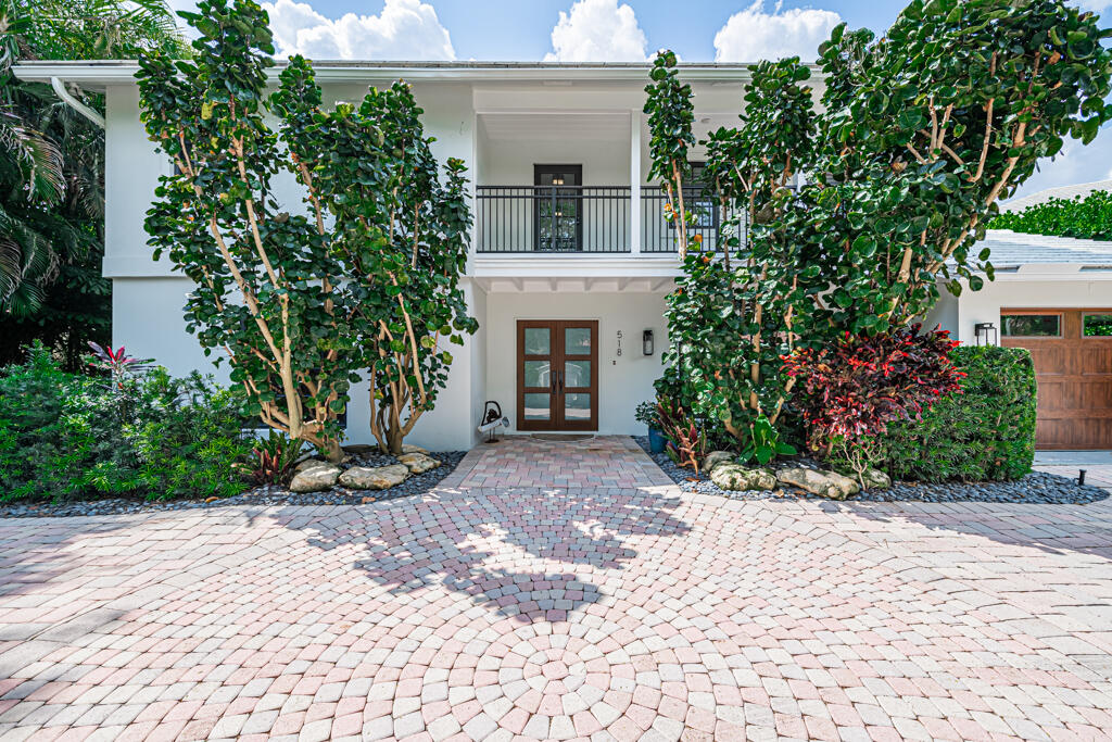 Long water views from this elegantly remodeled pool home.  35' Water frontage on free flowing canal. Private backyard with  lush landscaping. Graceful upstairs balcony overlooking magnificent water views with circular stairs to your pool. Beautiful interior with attention to every detail using the finest finishes. Live two blocks to beach and seven blocks to Atlantic Avenue.