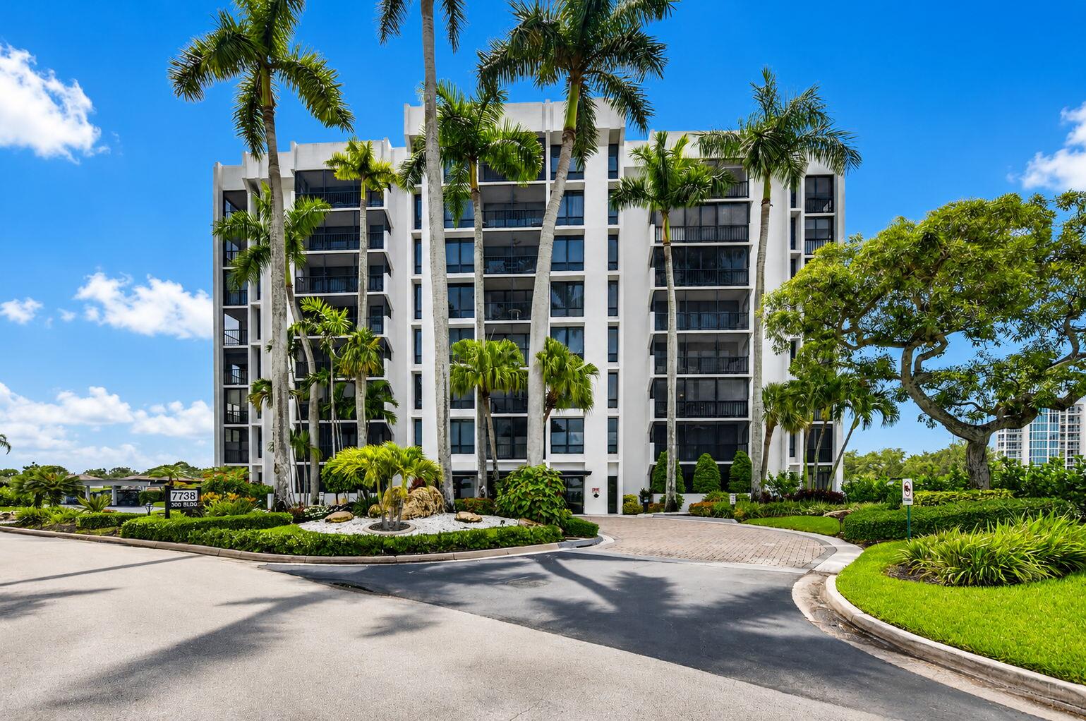You're about to be in Boca West CC the #1 private residential CC in the nation 4 golf courses, 27 tennis & 14 pickleball courts, 10 dining venues, 5 star fitness center, pool,spa& salon. Don't miss this fabulous totally redone, stunning, light & bright condo with a view of water and golf course. 2 bedroom, 2 bath corner apt. Modern & new throughout. open custom kitchen w/bar seating, no column. Pantry, quartz counter tops. MARBLE backsplash, all floors porcelain white with soft grey vein throughout. Impact windows in kitchen/dining area. Rheem A/C & WH installed 5/2021, Whirlpool appls.Grohe plumbing fixtures,main closet with custom built-ins. Hot Wire ready w/3 TV outlets. LED ceiling lighting in all rooms. barn door & frosted glass doors.there's more. come visit!  Mandatory                                                                                                                                                                                                                                                                                                                     Membership joining fee $150,000. BWMA Capital contribution $10,000. Annual social dues: $22,593. Buy now...all numbers increase on October 1.                                                                                                                                                                                                                                                                                                                                                                                                                                                                                                                                                                                                                                                                                                                                                                                                                                                                                                                                                                                                                                                                                                                                                                                                                                                               Mandatory buy in membership $150,000., Boca West Master Assoc. $10,000., Annual social dues $22,593. Additional costs for tennis, pickleball and golf memberships.