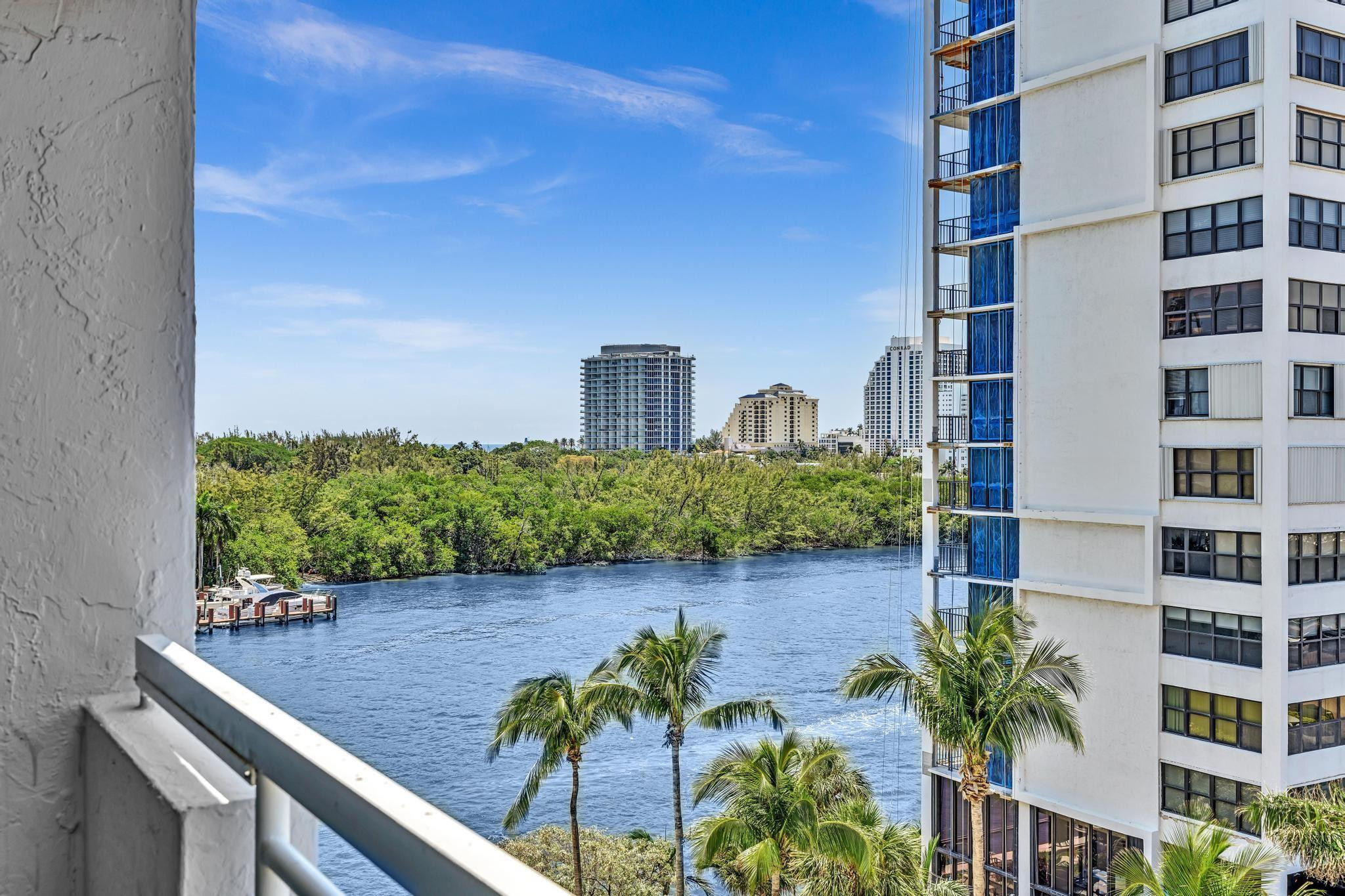 Exquisite fully furnished condo-hotel offering a prime investment with no rental restrictions — rentable 365 days/year (Airbnb/VRBO allowed)! Enjoy stunning Intracoastal views from this unit in the hotel program with resort-style amenities including pool, bar, restaurant, valet parking, water taxi stop & more. Ideal location — walk to beach, restaurants & shopping. HOA includes water, electric, internet, cable TV & pool service. 48-hour notice required to see the unit due to the occupancy. Owner has 2 units (#326 & #607) and is open to selling as a package at a great price. Live the ultimate Florida lifestyle! Reach out for the details on how the numbers work when on the hotel program. Hotel  Agreement in place through April 6, 2029. Cancellation deadline: October 8, 2028.