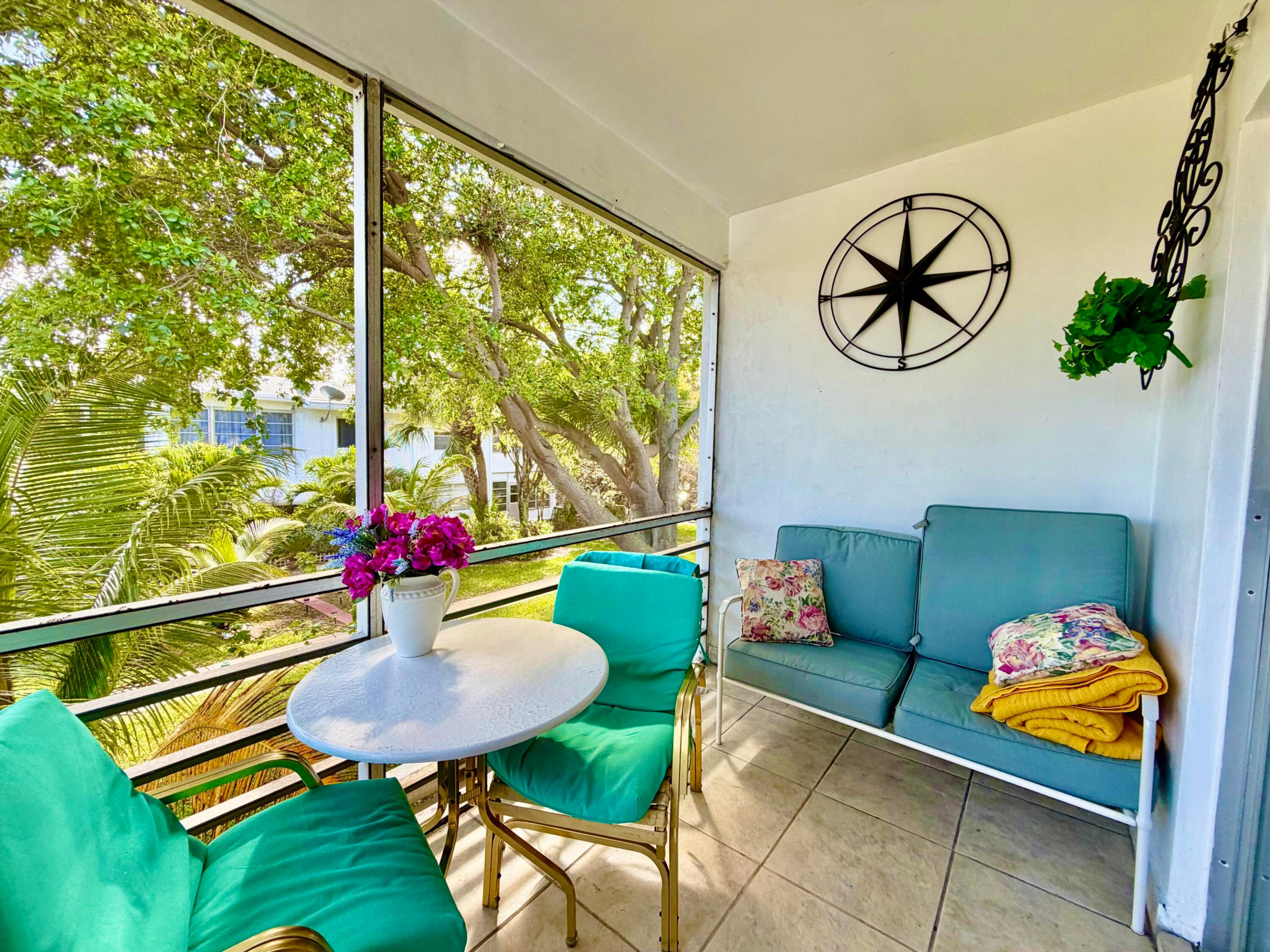 Beautiful 2-bedroom, 1-bathroom condo located in desirable Leisureville Golf Community in Pompano Beach. Offered fully furnished and completely turn-key, this bright residence features a lovely Florida room overlooking the garden, perfect for relaxing. Recent upgrades include a new Siemens electrical panel (2023) and a new A/C system (2023). The water heater (2005) remains in great working condition, and a new washing machine is conveniently located in the kitchen. Well-maintained community with low monthly fees of only $513 and no special assessments. Ideal for seasonal or year-round living.