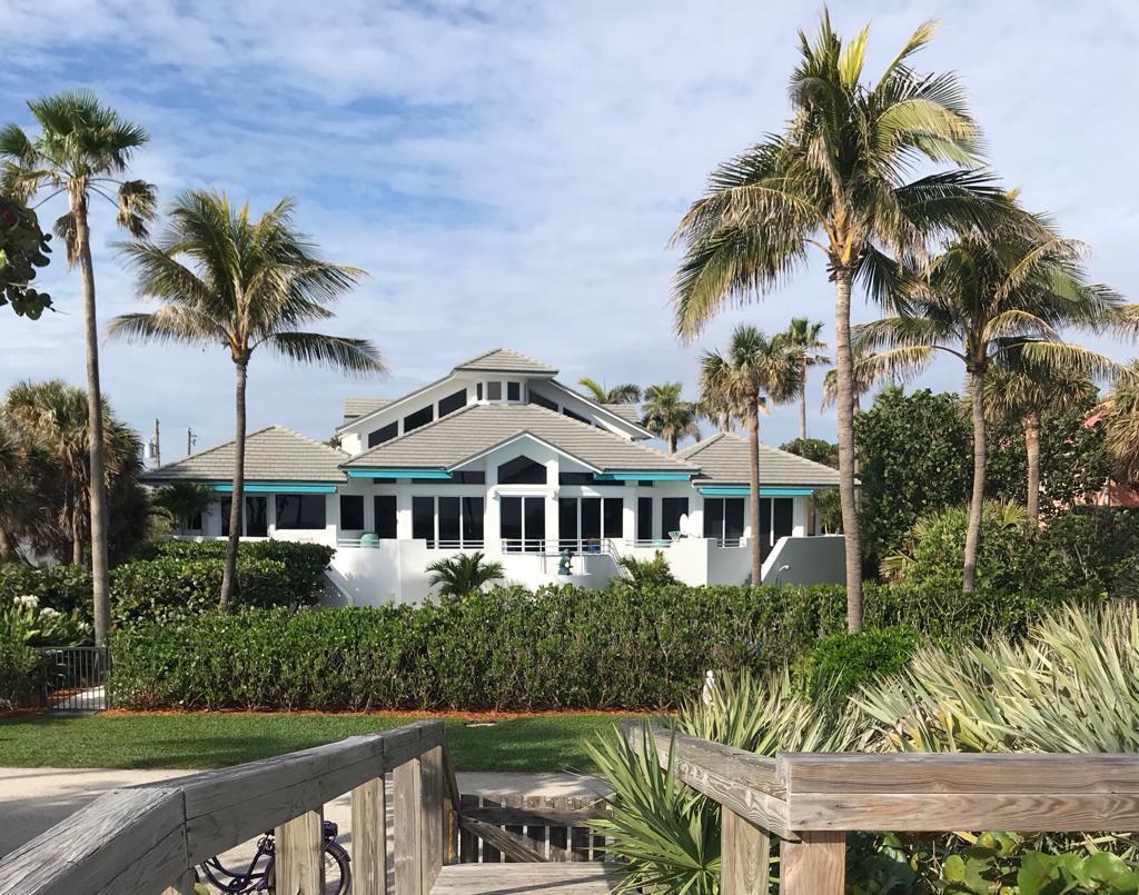 CORRECTION - ORIGINAL LIST PRICE 5.7
Nestled across from the Dunes of Old Ocean Blvd. in Ocean Ridge, this exquisite, completely renovated Oceanfront Gem offers 4866 sq ft of bright and open space for luxurious living and entertainment. The 2 ground floor master suites, 2 bedrooms on 2nd floor, plus, Ocean observatory loft are strategically placed for comfort and privacy. The 2nd Master suite, situated at the entrance of the home, a few steps below ground floor level is situated away from the rest of the house for additional privacy. This unique home features a large epicurean kitchen with an over-sized island, and a sun-swept Pool with Jacuzzi overlooking the Ocean. The salt-water pool is heated for all weather enjoyment.T CORRECTION - ORIGINAL LIST PRICE 5.7
Nestled across from the Dunes of Old Ocean Blvd. in Ocean Ridge, this exquisite, completely renovated Oceanfront Gem offers 4866 sq ft of bright and open space for luxurious living and entertainment. The 2 ground floor master suites, 2 bedrooms on 2nd floor, plus, Ocean observatory loft are strategically placed for comfort and privacy. The 2nd Master suite, situated at the entrance of the home, a few steps below ground floor level is situated away from the rest of the house for additional privacy. This unique home features a large epicurean kitchen with an over-sized island, and a sun-swept Pool with Jacuzzi overlooking the Ocean. The salt-water pool is heated for all weather enjoyment.The Dramatic residence with its modern casual elegant flair boasts a glass oceanfront facade and high ceilings that add to the magnificent airy atmosphere. From the elegant pebble strewn floor entry stairway to the floor to ceiling fire-place and ocean view loft, this home is filled with distinctly placed eye-catching architectural/interior details and Ocean views. In addition to being just a few miles from trendy Atlantic Avenue's shops and restaurants, the house location is conveniently located at walking distance from local shops (including a Publix) and restaurants. An in-ground 9x14 Pro Trampoline plus other features make this Beach Home ideal for a family with children or young adults. 

A dream home to relax, play and enjoy, luxurious, Ocean Front Living.