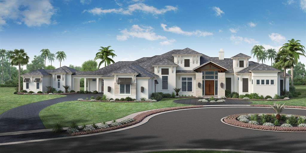 This brand new, world-class designer estate is located in the prestigious community of Palm Beach Polo and boasts a premium lot situated on a cul-de-sac in the exclusive 'Cypress Island' , offering almost an acre of land with waterfront and golf course views. The property includes a 6,884sf main residence with 4 bedrooms, 5 full and 2 half baths, 4-car garage, as well as a 697sf 1 bed, 1 bath guest house. An expansive outdoor living area features an outdoor bar, fireplace, modern-style pool and spa, and separate fire-pit entertaining area. Make a seamless transition into your dream home, as this remarkable residence is offered fully furnished. The innovative, luxury-home developers at Stock Homes have paired with world-renowned Marc Michaels Interior Design to offer stunning, efficient and lavish living spaces, some of which include a walk-in wine cellar, game room, and private study. An exquisite selection of marble countertops, Oak wood flooring, Wolf/ Sub Zero appliances are just a few of the second-to-none amenities this luxury estate has to offer.