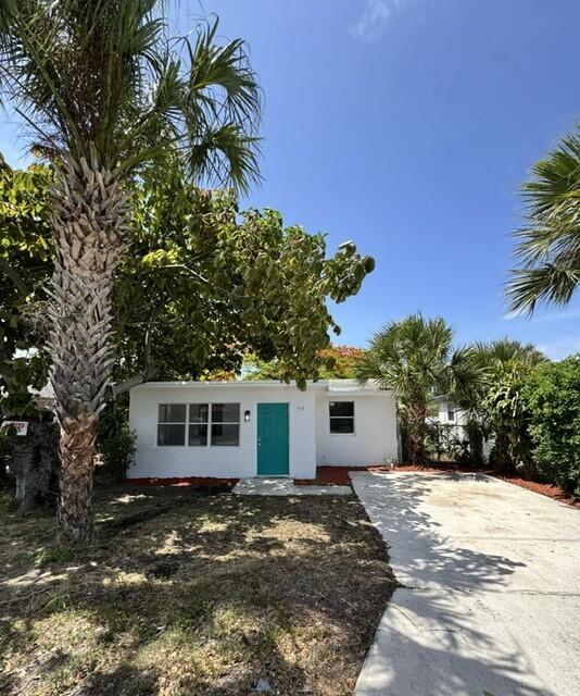 Single family home located just a few miles from the beach! New split A/C units, brand new kitchen , and a new roof  in process including fascia and soffit as needed. Washer and dryer hookup only. All measurements are approximate.