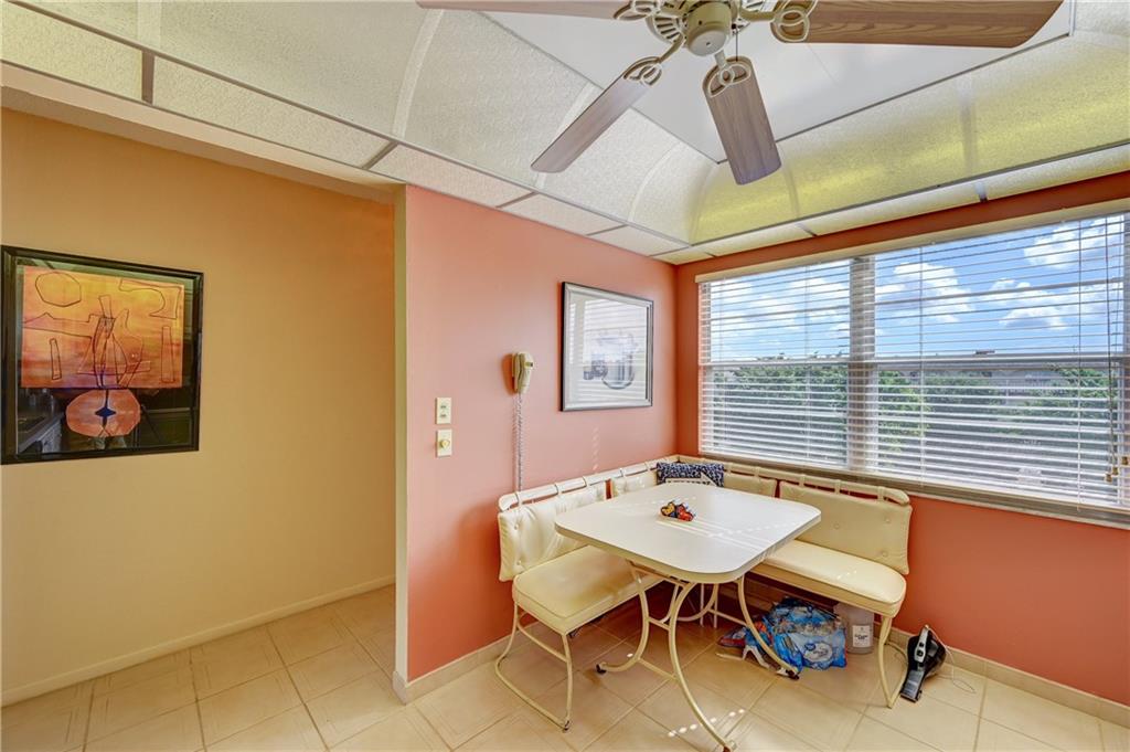 55+ONE OF THE MANY GREAT THINGS ABOUT THE CORNER APT IS THE PRIVACY! LARGE EAT-IN KITCHEN*TOP OF LINE CARPET IN THE LIVING ROOM & MAIN BEDROOM, ALL THE REST IS TILE! THE TOP FLOOR-VERY DESIRABLE! PLEXI GLASS ENCLOSED PATIO W/ROLLADENS*STAINLESS STEEL APPLIANCES GLASS TOP STOVE*SIDE BY SIDE REFRIGERATOR/FREEZER*KITCHEN CABINETS REFACED*NEWER COUNTERTOPS * DOUBLE SINK*WATER HEATER 2011*A/C 2005*NOTICE THE PHOTOS OF AC RETURN IN FOYER REDUCING THE VIBRATIONS AND LOWERING THE AC SOUND*NO MIRRORS IN DINING ROOM*WINDOWS IN BOTH BATHROOMS! PRICED FOR QUICK SALE-SEE ALL PHOTOS THEN SEE FOR YOURSELF! UNFURNISHED-PARK IN 114 RIGHT IN FRONT!