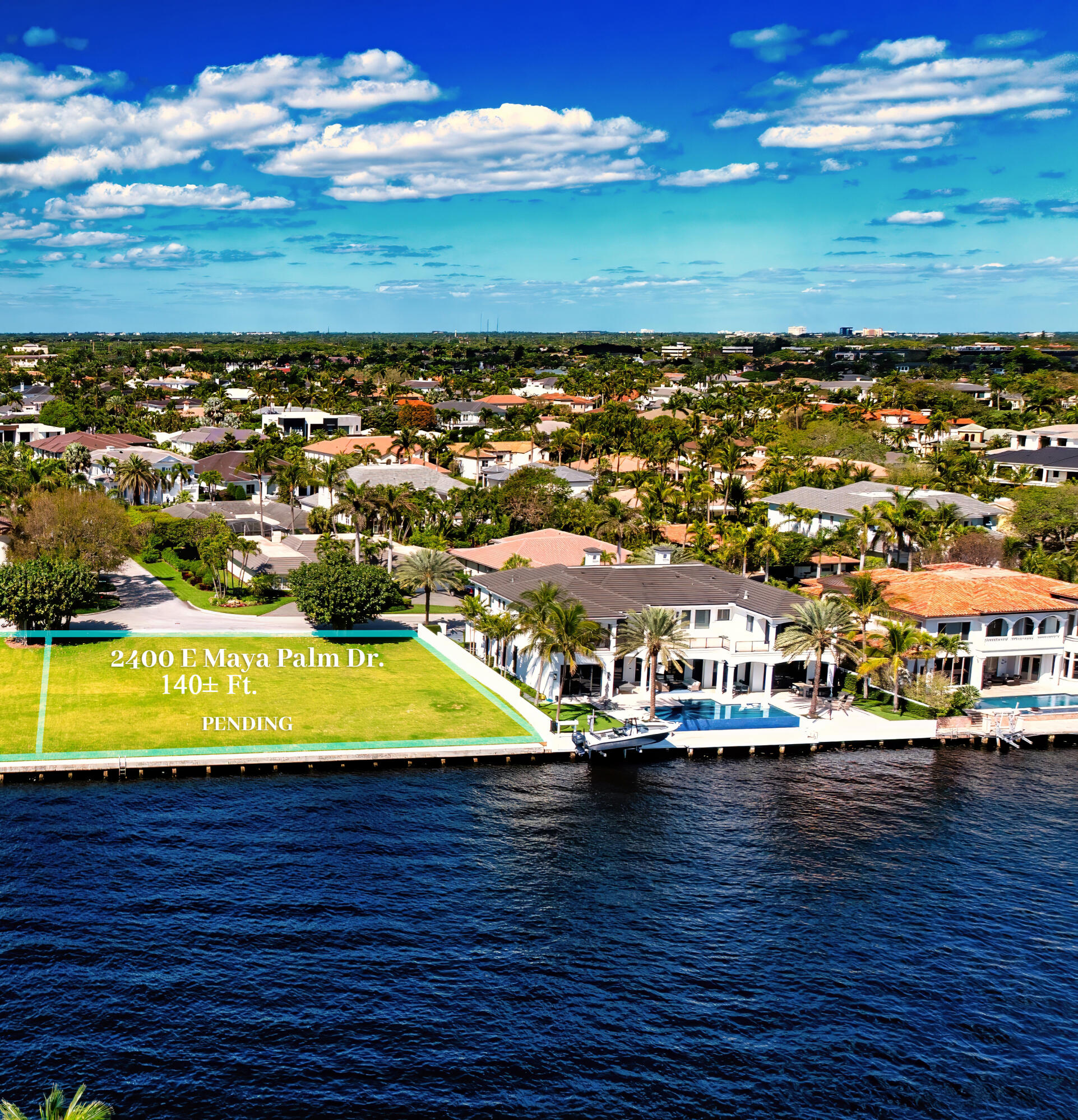 Trophy Royal Palm Intracoastal lot spanning a rare 140+/- feet of waterfrontage on prestigious East Maya Palm Drive with only ten lots.

Build your dream estate with JH Norman Construction Inc. DISCLAIMER: Information published or otherwise provided by the listing company and its representatives including but not limited to prices, measurements, square footages, lot sizes, calculations, statistics, and videos are deemed reliable but are not guaranteed and are subject to errors, omissions or changes without notice. All such information should be independently verified by any prospective purchaser or seller. Parties should perform their own due diligence to verify such information prior to a sale or listing. Listing company expressly disclaims any warranty or representation regarding such information. Prices published are either list price, sold price, and/or last asking price. The listing company participates in the Multiple Listing Service and IDX. The properties published as listed and sold are not necessarily exclusive to listing company and may be listed or have sold with other members of the Multiple Listing Service. Transactions where listing company represented both buyers and sellers are calculated as two sales. Cooperating brokers are advised that in the event of a Buyer default, no financial fee will be paid to a cooperating Broker on the Deposits retained by the Seller. No financial fee will be paid to any cooperating broker until title passes or upon actual commencement of a lease. Some affiliations may not be applicable to certain geographic areas. If your property is currently listed with another broker, please disregard any solicitation for services. Copyright 2024 by the listing company. All Rights Reserved.

Royal Palm Yacht & Country Club: Public Remarks Add after Paragraph: Royal Palm Yacht and Country Club membership is separate and not affiliated with RPIA homeownership.