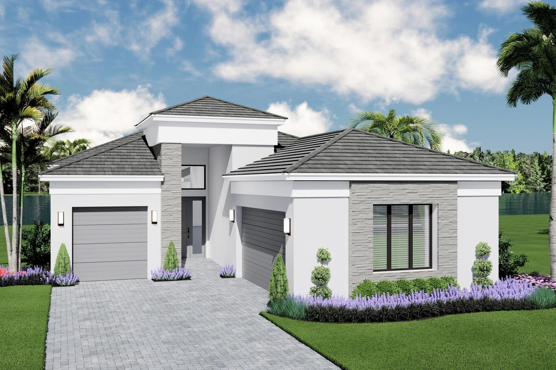 NEW CONSTRUCTION CORNER LOT POOL HOME   Move right into this beautifully 3 bedroom plus den, 3.5 bathroom residence perfectly situated on a premium corner lot with lush landscaping This brand-new home offers the ideal blend of luxury and comfort w/ a private pool, spacious open-concept layout, beautiful natural light throughout, designer finishes, ensuite baths in every bedroom, and seamless indoor/outdoor living spaces perfect for entertaining. Located in one of the area's most sought-after new home communities, residents will soon enjoy incredible resort-style amenities including a 43,000 sq ft clubhouse featuring a full-service restaurant, tennis facilities, indoor/outdoor pickleball courts, resort-style pool, indoor and outdoor bars, a salon spa, and endless social and wellness spaces. Experience luxury living in one of the area's most desirable new home communities.  Photos are of the model home. Finishes, features, and selections may vary.  https://www.glhomes.com/valencia-del-mar/55-lifestyle/
