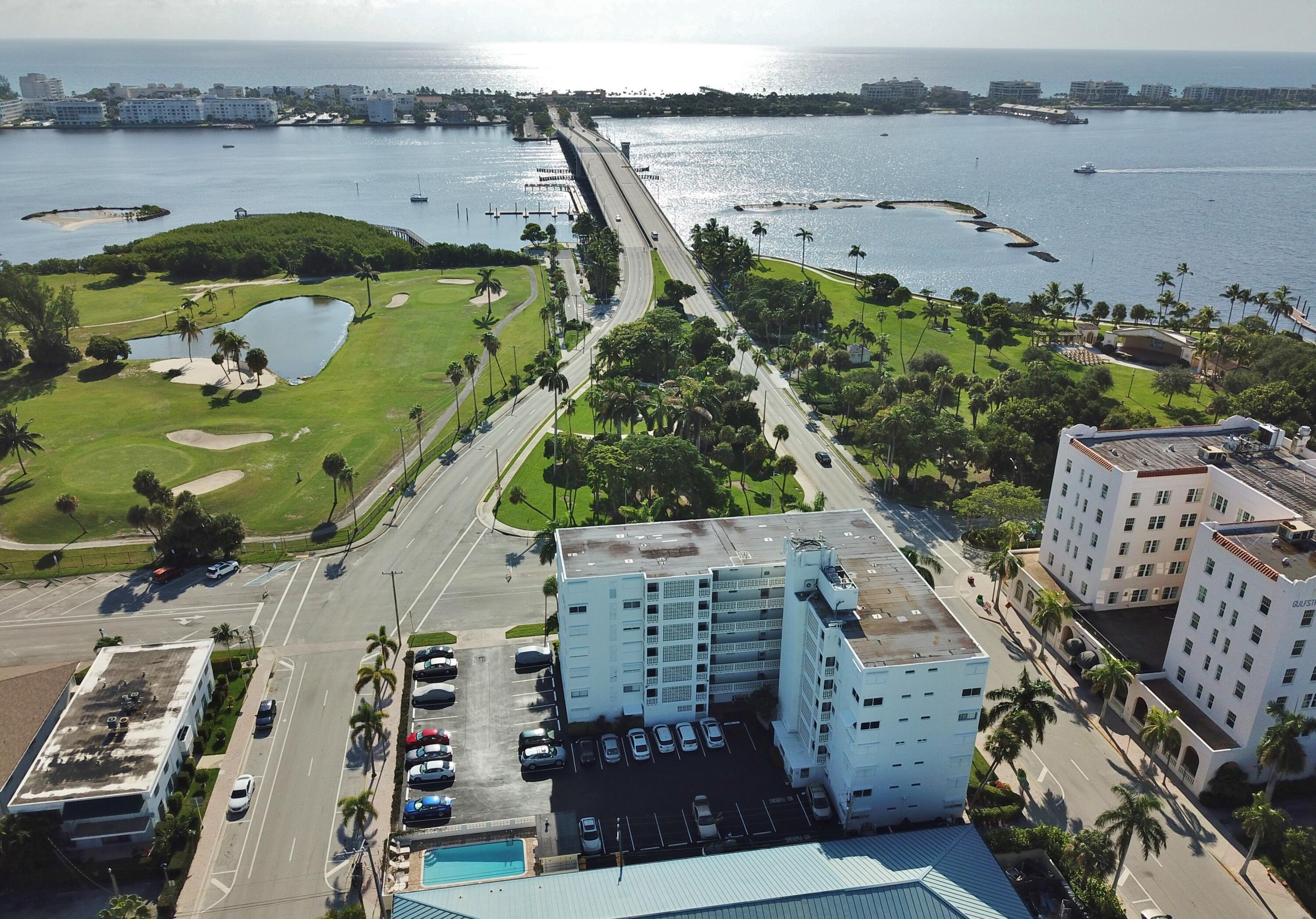 EXCELLENT LOCATION FACING EAST TOWARDS THE INTRACOASTAL JUST OVER THE BRIDGE TO THE TO THE BEACH. THE FAMOUS GULFSTREAM HOTEL WILL OPEN SOON JUST ACROSS THE STREET!