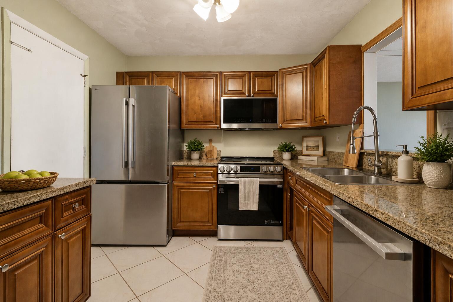 Spacious 2-bedroom, 2-bath condo with 1,260 sq. ft. in desirable Polynesian Gardens. Featuring a functional layout, generously sized bedrooms, and a private balcony, this home is the perfect opportunity to update and make your own. Enjoy resort-style amenities including a heated pool, clubhouse, fitness center, game room, sauna, tennis courts, tiki BBQ area, and beautifully maintained grounds. HOA includes water, sewer, trash, and common area maintenance. Conveniently located near I-595, Florida's Turnpike, I-95, US-441, shopping, dining, and just 15 minutes to Fort Lauderdale-Hollywood International Airport. Some photos have been virtually enhanced using AI to illustrate the property's potential.