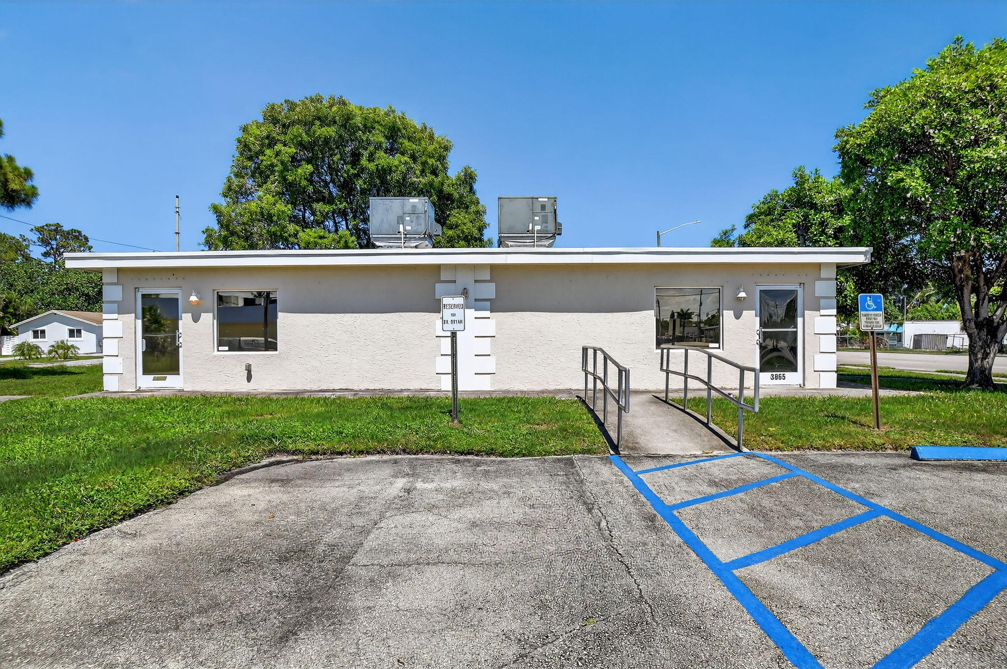Great property directly on main Rd!!! WAS OFF MARKET FOR ALMOST1 YEAR DUE TO THE TENANT there for over 20 years. Lease ends February 1 2027 and he may leave earlier. GREAT PROPERTY! LOTS OF POSSIBILITIES! Perfect for lots of different office situations. Can easily be set up for 2 different offices with separate entrances, bathrooms, electric panels and storage. Currently there is a waiting room, reception area, at  least 3 large offices plus a few smaller ones used for filing and storage. at this time. There is also a large conference room that could easily be divided with cubicles. There is a breakroom.  A/C units are 6 years old and the roof is 9, All handicapped accessible. Lots of parking. Perfect location! Close to I95 and much more! Come check out! Please feel free to call me to see! Great property! Was temporarily off the market only because of the tenant that has been there for over 20 years. Lease ends February 1 2027 and may leave earlier if needed. Fully accessible with ramp, handrails, 2 accessible bathrooms. Please feel free to call me if you have any questions.      Thank you,           Janice