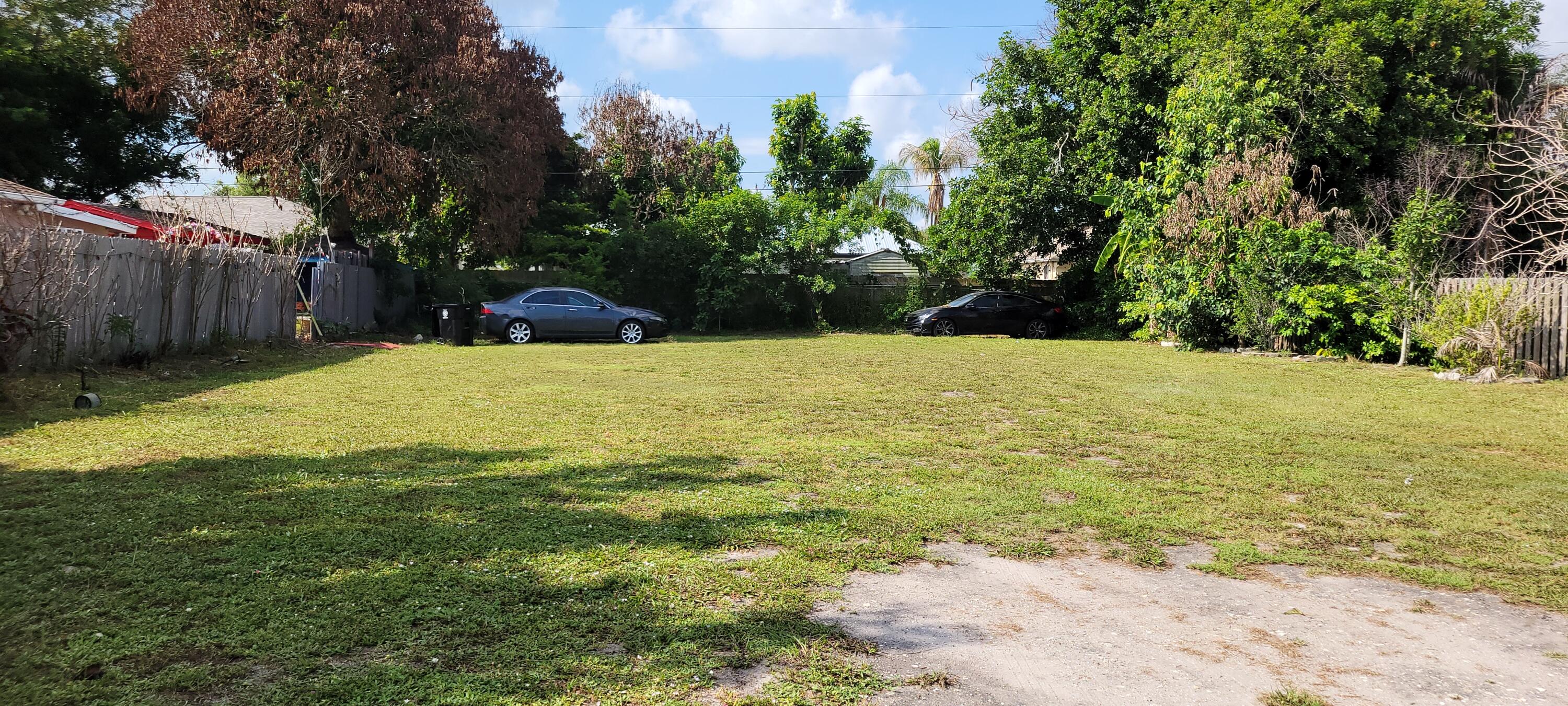 Cleared lot.