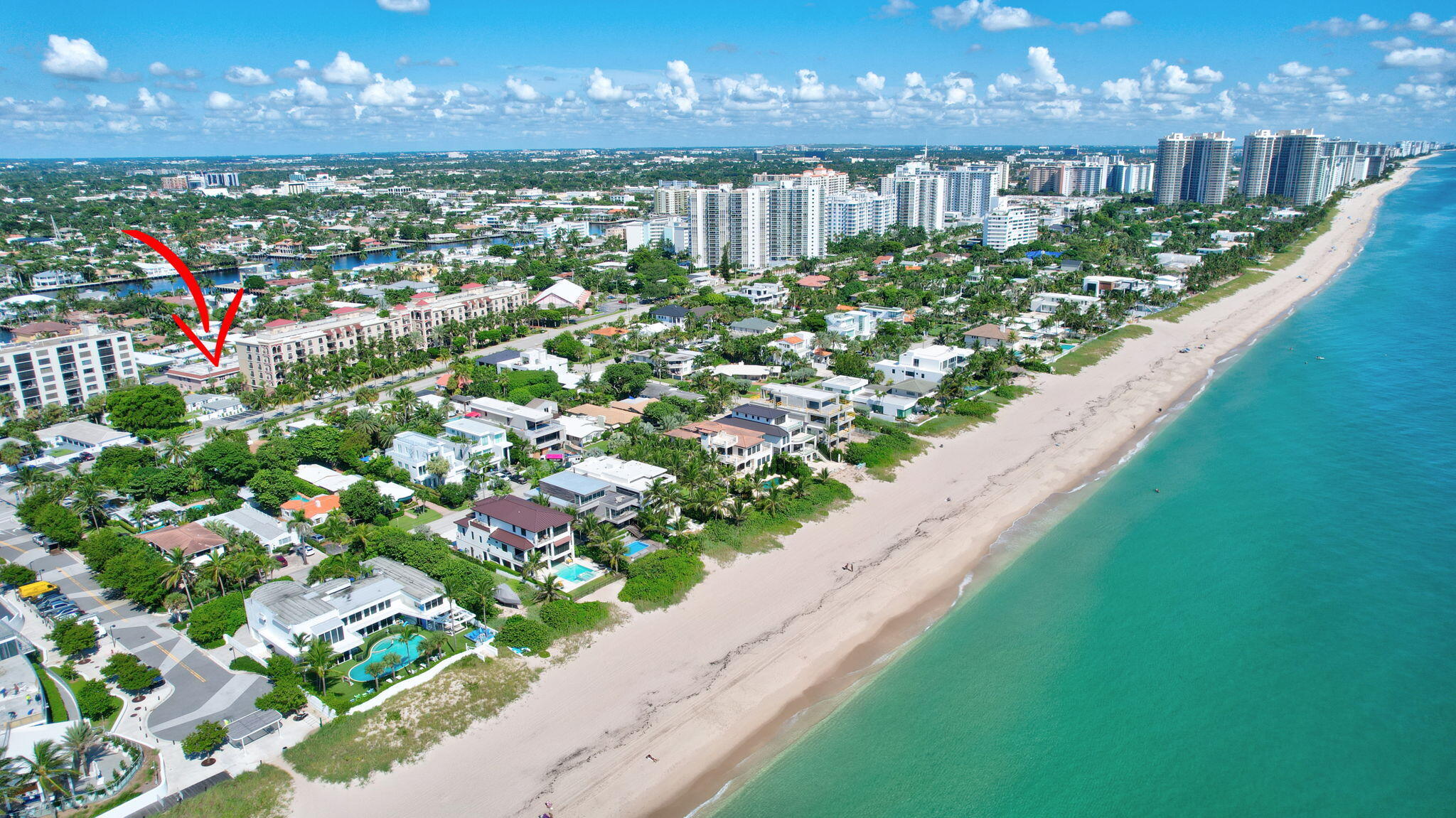 From your entrance an extremely short walk South to NE 23rd St. Turn East, Cross Ocean Blvd and an extremely short walk to the Beach. A total walk time of 4 minutes. Catch amazing sunrises, fun filled beach days, or a beautiful evening stroll at dusk from your 2/2 condo. Located in a boutique style building at a price that many pay multi-millions of dollars for just across the street. Walk North to the vibrant North Beach section just off Oakland Blvd featuring shops, restaurants, live music, & more. New Publix w/ Walgreens provides true 100% walkability. Short distance to Sunrise Blvd, Las Olas, Laud By The Sea. Truly everything at a budget friendly price point! Move-In ready or reno to a design of your preference. Not year round? Rent 2 x w/ 3mo Minimums. No Assessments. Welcome Home!!