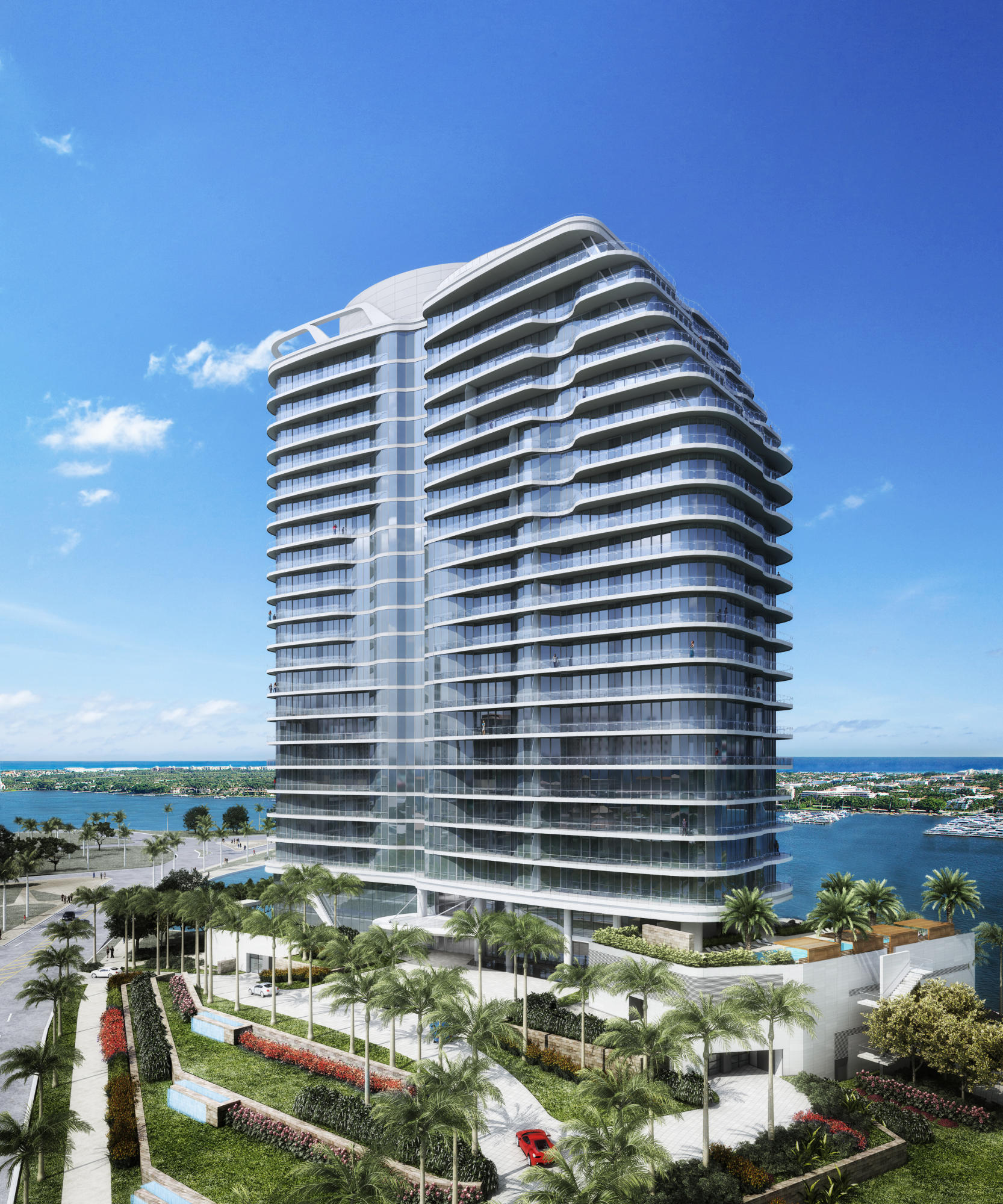 25 Story Iconic, NEW Construction Luxury Building.
Full Service, 24 hour Concierge, 2 spas w/steam, sauna, locker rooms, 2 massage stations, fitness center, 75ft. pool & jacuzzi, conference room, admin. Center, Beauty Salon. Inside & Outside Dog walk.
Dog Groomer and Car Wash in Garage.
Full Generator + Diesel back up generator for entire building.
Beautiful, 3 bedroom 3.5 bath + library/den. with direct water views from Master bedroom, kitchen, living dining and family rooms.
White diamond marble floors throughout.  Sneidero Cabinetry, with Calacatta marble counters.  Appliances Gaggenau, double wall ovens, microwave,
coffee maker, 2 dishwashers 5 gas burner stove + induction cooktop.  Sub Zero 100 wine cooler + 4 refrigerator drawers.