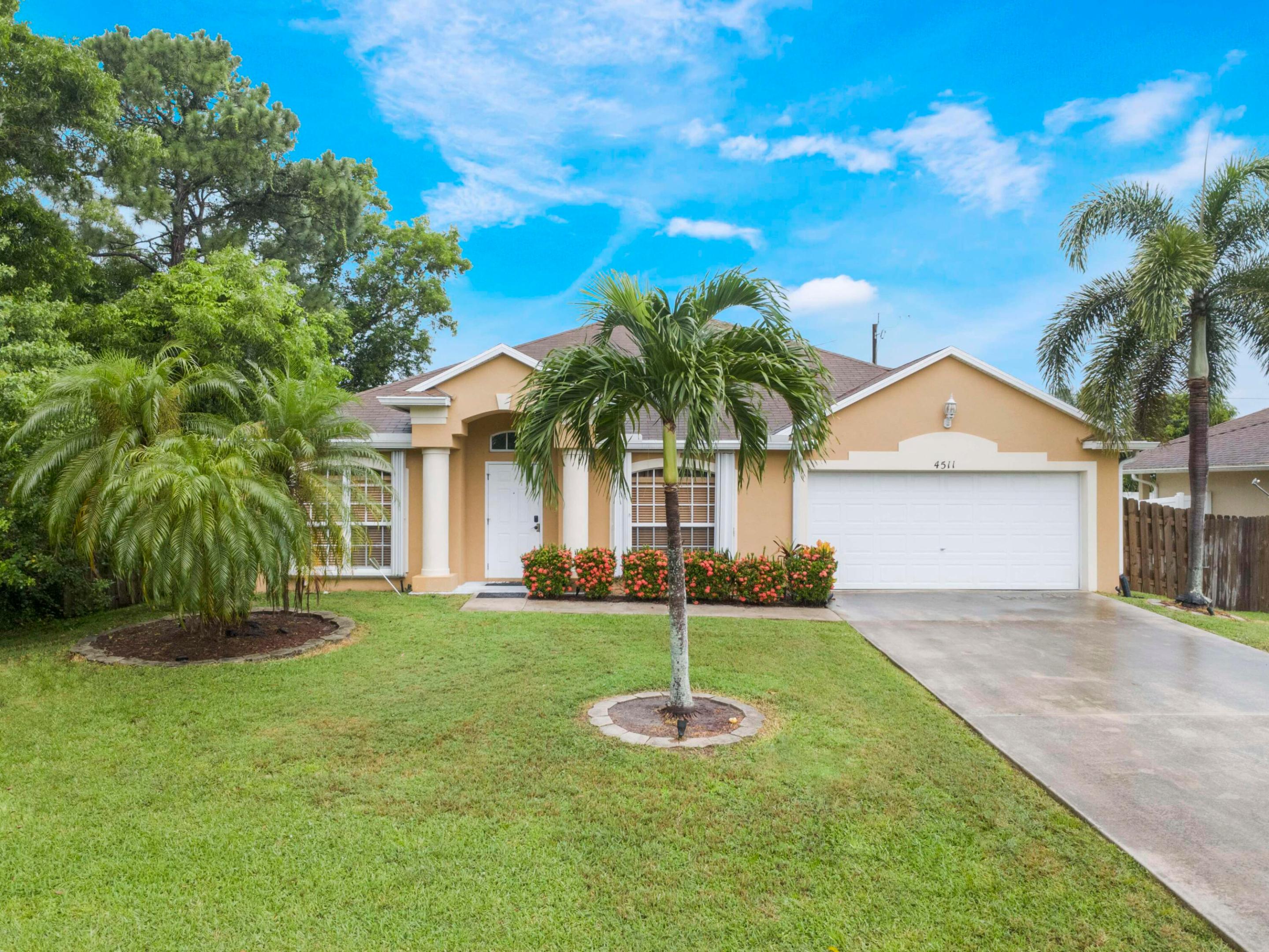 Perfect Package Of Space, Style, And Comfort. This home consist 3 bedrooms, 2 baths and 2 car garage. Interior features living room, formal dining room, kitchen & family room with open floor plan. Interior freshly painted, laundry room, A/C replaced 2020, hot water heater 2016, and accordion hurricane shutters installed 2014.