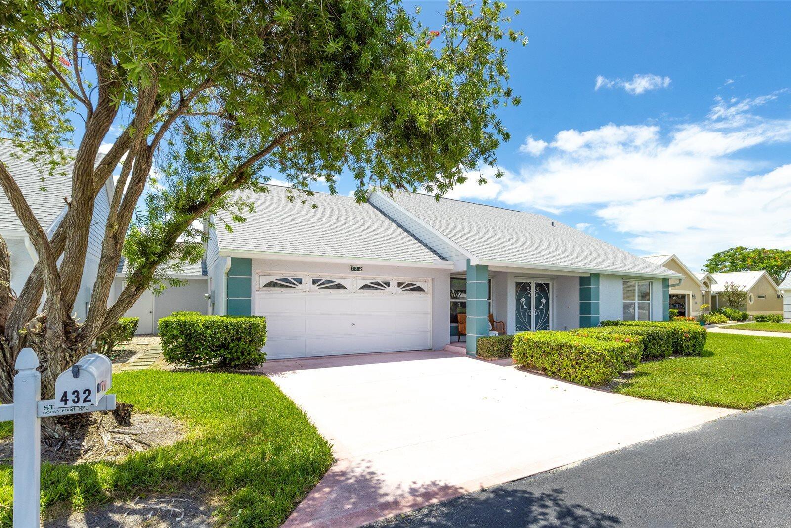 Diamond II model with 2021 roof. Over 1,700 sq ft, 2 beds, 2 baths + den, and 2-car garage. Located on a quiet cul-de-sac with accordion shutters and extra storage room next to garage. Kings Isle is a 55+ gated community in St. Lucie West with cable, internet, lawn care, and more included. Resort-style clubhouse features pool, spa, gym, billiards, library, tennis, shuffleboard, and more. Close to shopping, dining, hospitals, beaches, Mets spring training, 45 min to PBI, and 1.5 hours to Disney.