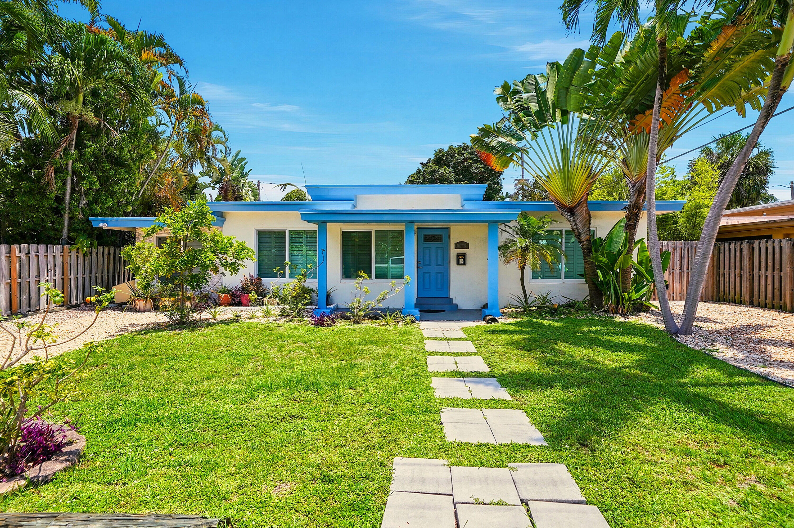 Charming 3 Bedroom, 2.5 Bathroom house plus Den with above ground pool in desirable east Fort Lauderdale. Updated, open kitchen with wood cabinetry, Quartz countertops, and Stainless Steel appliances. Tile flooring throughout. Central  Impact windows. Fenced , low-maintenance back yard with above-ground, saltwater pool, hot tub, huge Shed, Tiki hut, and more. Roof 2020. Electrical panel 2020. Central AC 2020.