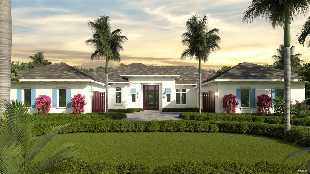 One of the most beautiful new construction homes in Admirals Cove, this one-story masterpiece is being built by Delcrest Homes, a third generation South Florida builder in business since 1956. Delcrest has built outstanding custom homes in communities like Weston, Breakers West, Valencia at Abacoa, Harbor Isles and Ibis.  Admirals Cove is excited about this great builder bringing their talents to the community.  This concrete block home features impact windows and doors, flat cement tile roof, heated pool and spa, wonderful outdoor living, circular driveway and tranquil views of the east golf course.  We are expecting occupancy in December of 2020.  Click on the ''More'' button to learn more about the included features. Interior Features

" 60" paneled side-by-side Sub Zero refrigerator and freezer
" 36" 6-Burner Wolf gas range
" Wolf "in cabinet" double oven
" Quartz countertops with 3" miter on center island
" Sub Zero 24" wine cooler, wet bar with ice maker
" Custom wood shaker cabinets with ample storage for platters and large countertop appliances
" Wide plank porcelain wood flooring in main living areas with rectified edge
" Master suite bath features marble flooring, solid wood vanities and marble vanity tops
" Secondary baths feature Kohler plumbing fixtures, solid wood vanities and quartz vanity tops

Exterior Features
" Concrete block construction
" Impact windows and doors
" Flat cement tile roof
" R-30 attic insulation
" Large circular driveway
" ½ acre lot with large yard spaces
" Summer kitchen with gas grille and stubbed for refrigeration and sink
" Generous allowance for closet systems
" Epoxy garage floors
" Tankless water heater with recirculation pump
" Saline pool system with Jandy controls
" Gas pool heater
" Generator ready
" Backyard stubbed for gas fire pit