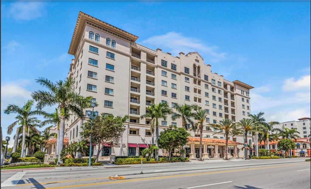 3 PARKING SPOTS ARE INCLUDED. Penthouse with downtown city living. Full-service building with Valet, Security, OnSite Manager, Gym, Resort Style Pool, Business Center & Clubroom. Only 3 bedroom unit in downtown with 3 garage parking spots included. 10-foot ceilings, designer kitchen and bathrooms with latest design trends, freshly painted, 140 bottle wine cooler, all stainless steel kitchen appliances, full-size washer & dryer in unit, large walk-in closets with custom built-ins, 8th floor covered balcony with eastern views of city skyline and downtown. Walk to the beach, movie theater, Mizner Park, and over 25 restaurants. Luxury downtown living at its best! Move-in ready!
