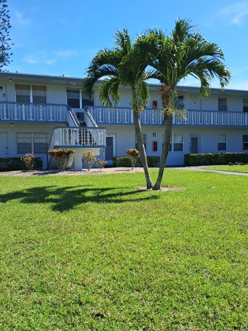 Welcome to this charming one-bedroom, one-and-a-half-bath condominium situated in the Norwich Condo community in West Palm Beach, Florida. Spanning 684 square feet, this residence offers efficient and comfortable living in a well-established residential community. The thoughtful layout makes excellent use of the available space, providing distinct areas for relaxation and daily living. This second story condo presents an appealing opportunity for those seeking a manageable home in a convenient West Palm Beach location.