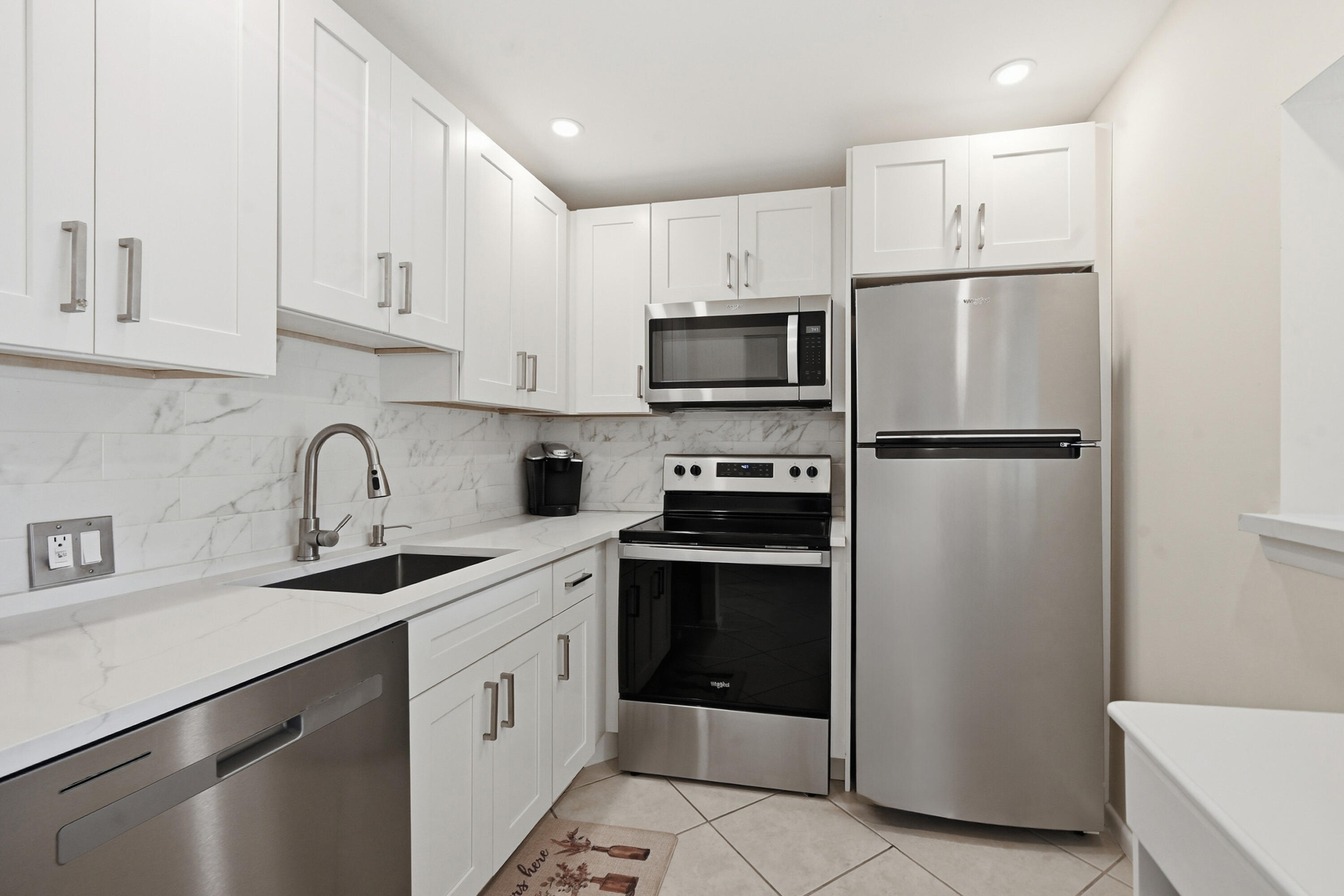 * 55 plus Community* One person Must be 55 Years Old* Tenant Pays ELECTRIC ONLY* Beautiful Recently Renovated, Freshly Painted, Spacious 1 Bed/1.5 Bath condo on FIRST floor with Balcony Overlooking Garden* White shaker Cabinets, Newer Fixtures, Newer Bathrooms and Toilettes* Furniture can be Negotiated* NO SMOKERS OF ANY KIND* NO PETS* Century Village is Resort Style Community with very Busy Lifestyle located in West Boca Raton with a lot of Amenities* 24/7 gated* Please call for Private Tour