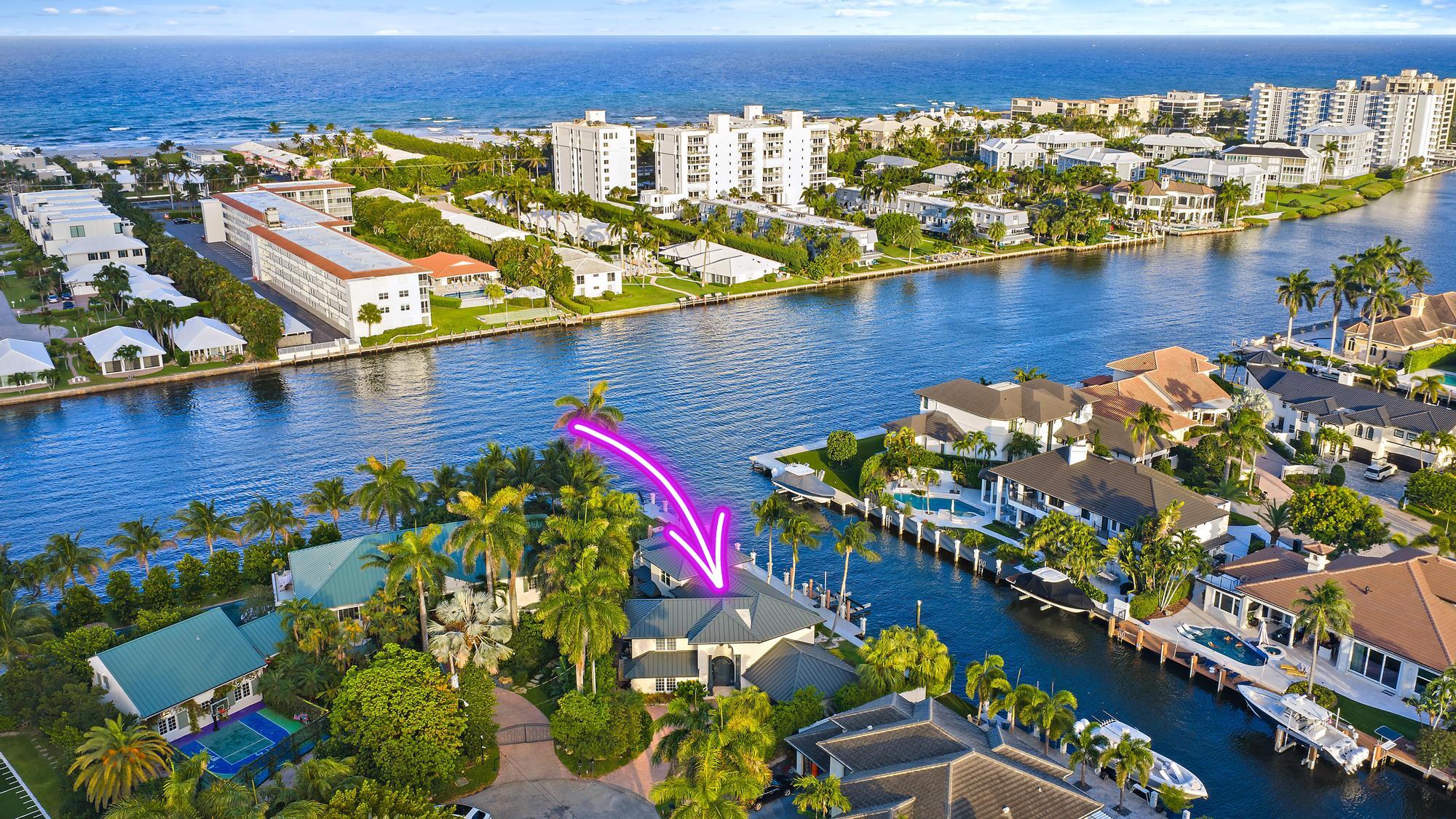 Welcome to your private tropical oasis, positioned in a prime corner lot with stunning intercoastal views.  just moments from the inlet, this exceptional waterfront residence offers the ultimate South Florida lifestyle and is a dream setting for boating enthusiasts.   Thoughtfully designed for seamless indoor outdoor living, this home features a resort syle pool and spa, a private putting green, expansive outdoor lounging and entertaining areas and  a second floor balcony perfectly positioned to capture the breathtaking views. Inside, discover a bright and sophisticated open layout filled with natural light and designed for effortless entertaining.  The residence features a first floor primary suite, a chef's open concept kitchen, a dedicated office space and a private gym / flex space  with panoramic intercoastal views.  This luxury rental offers an unparalleled blend of elegance, comfort, and waterfront living in one of South Florida's most desirable settings.